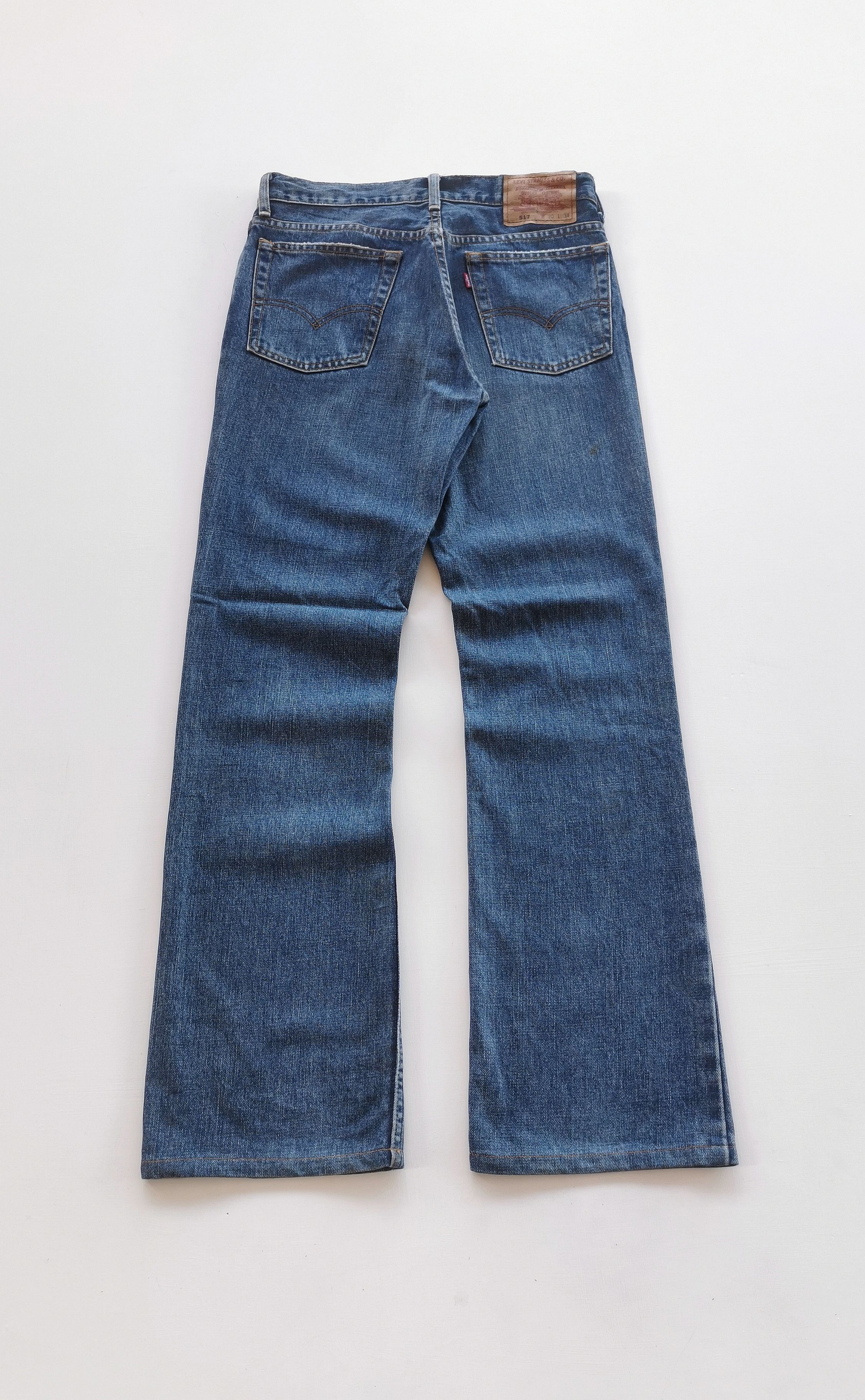 If Six Was Nine Vintage Levis 517 Flare Denim Jeans Size US 30 / EU 46 - 1 Thumbnail