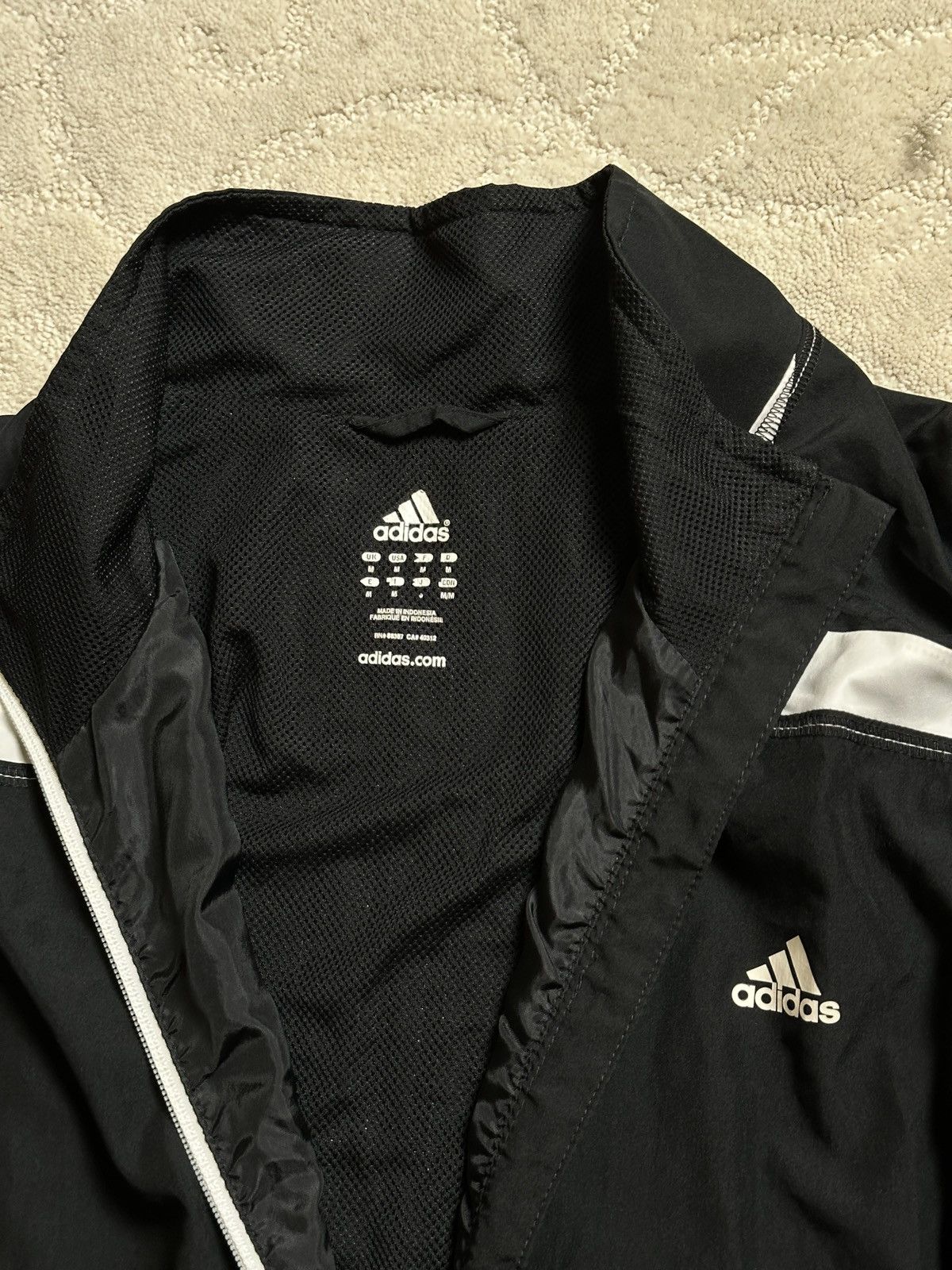 Adidas Adidas Black Track Jacket Size US M / EU 48-50 / 2 - 2 Thumbnail