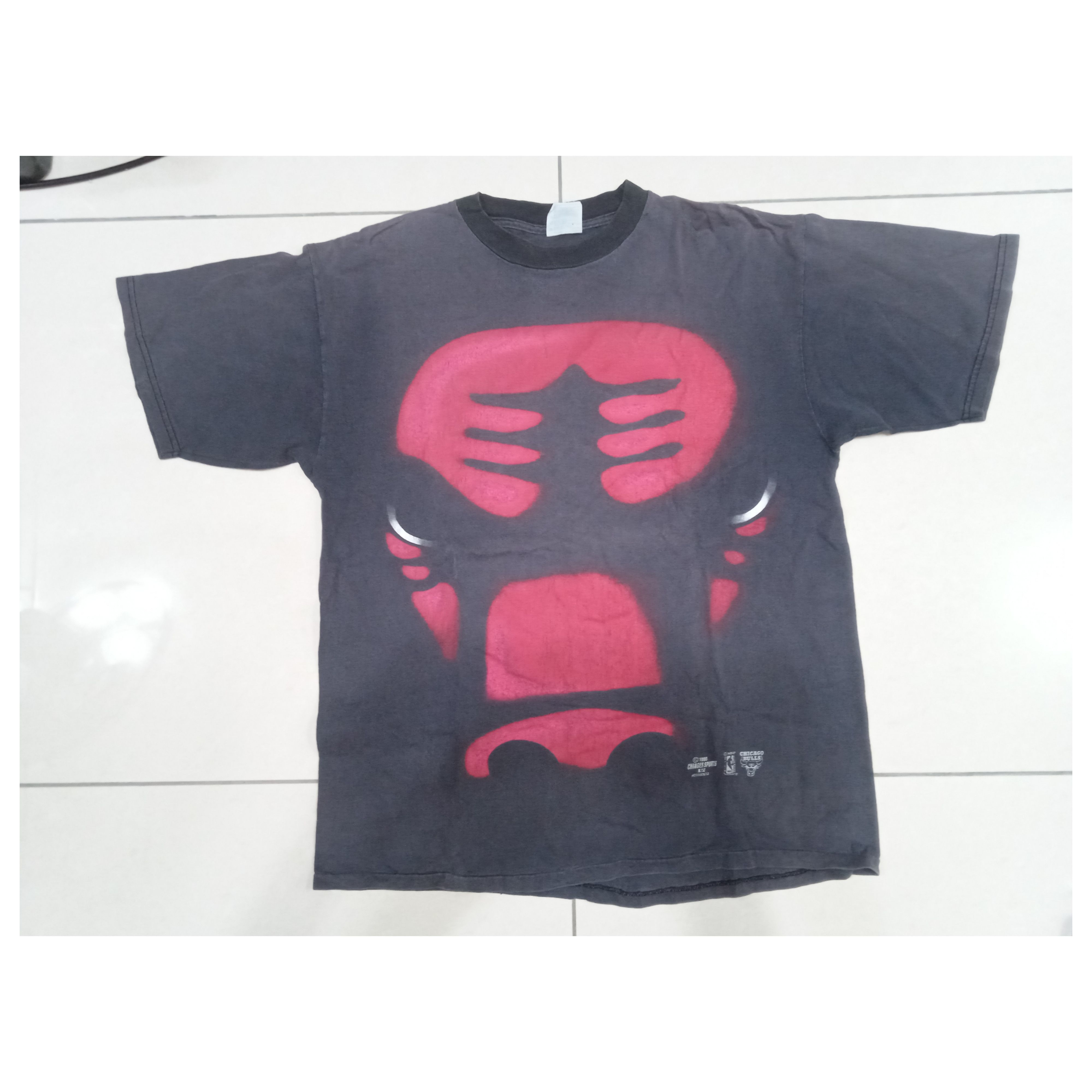 Vintage 90s NBA Chicago Bulls T Shirt Michael Jordan