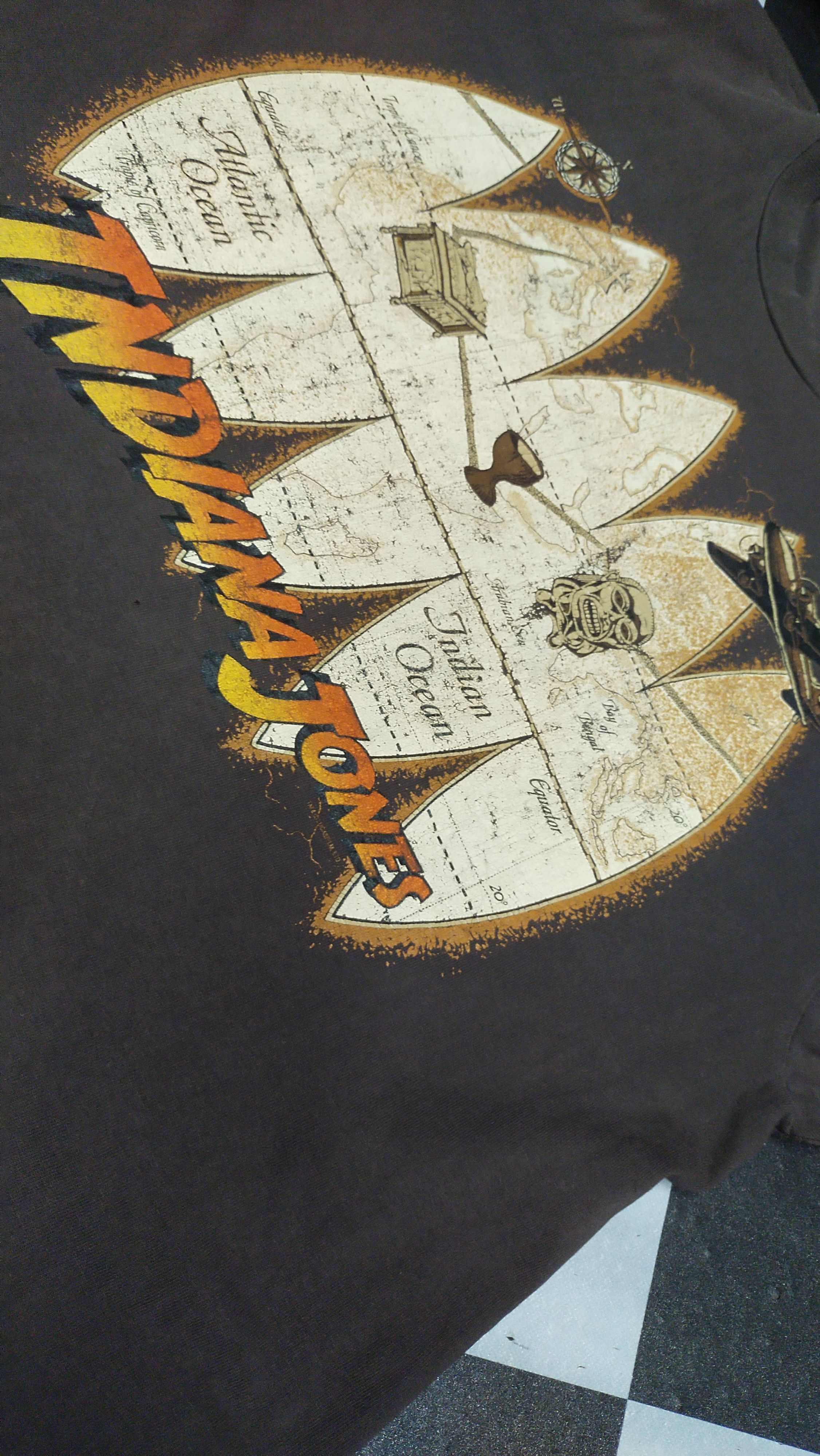 Other RARE X VINTAGE X MOVIE INDIANA JONES 90s TEE Size US XL / EU 56 / 4 - 4 Thumbnail