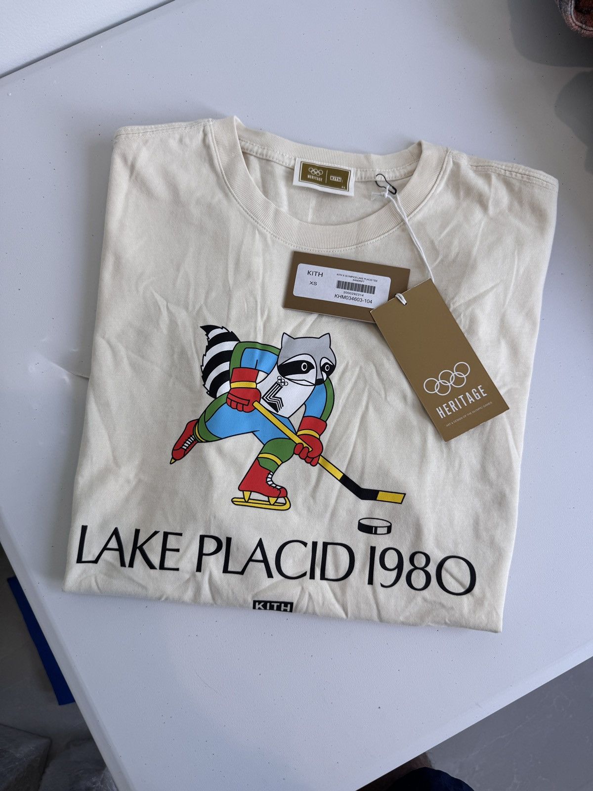 Kith Kith x Olympics Mens Lake Placid Tee Sandrift Size XS NEW Size US XS / EU 42 / 0 - 1 Thumbnail