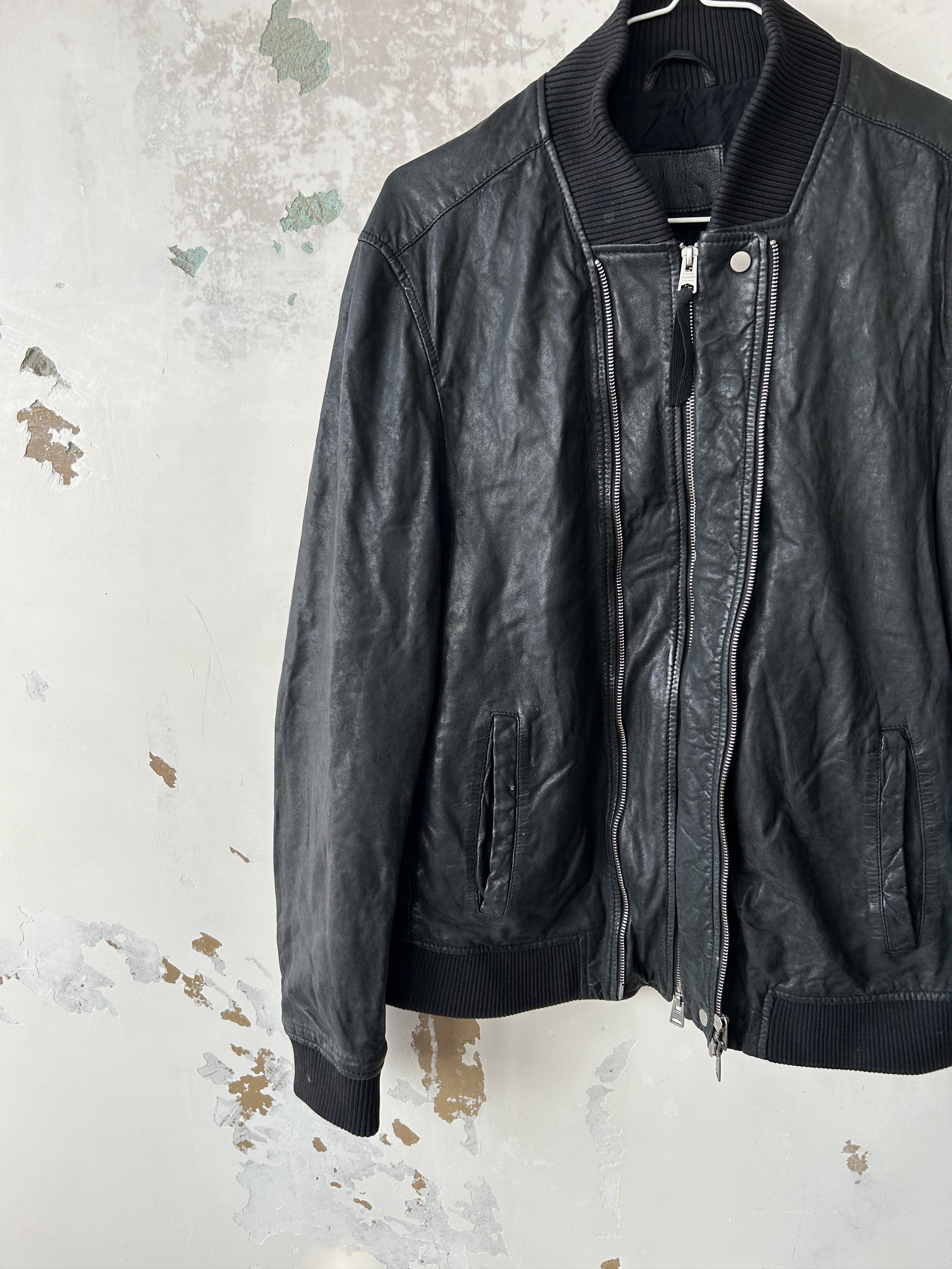 Allsaints Allsaints Phoenix Leather Bomber Jacket Size XL Size US XL / EU 56 / 4 - 4 Thumbnail