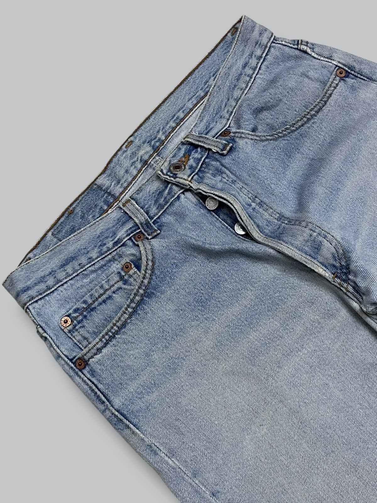 Levi's Vintage Clothing Vintage 1990s Designer Levis 501 Patchwork Classic Denim Size US 30 / EU 46 - 10 Thumbnail