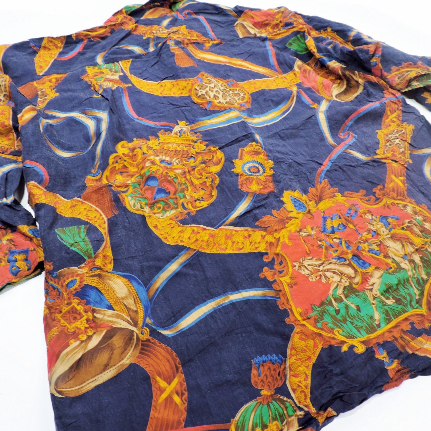 Christian Dior Monsieur CHRISTIAN DIOR MONSIEUR BAROQUE CUPRO LONG SLEEVE SHIRT Size US L / EU 52-54 / 3 - 13 Thumbnail
