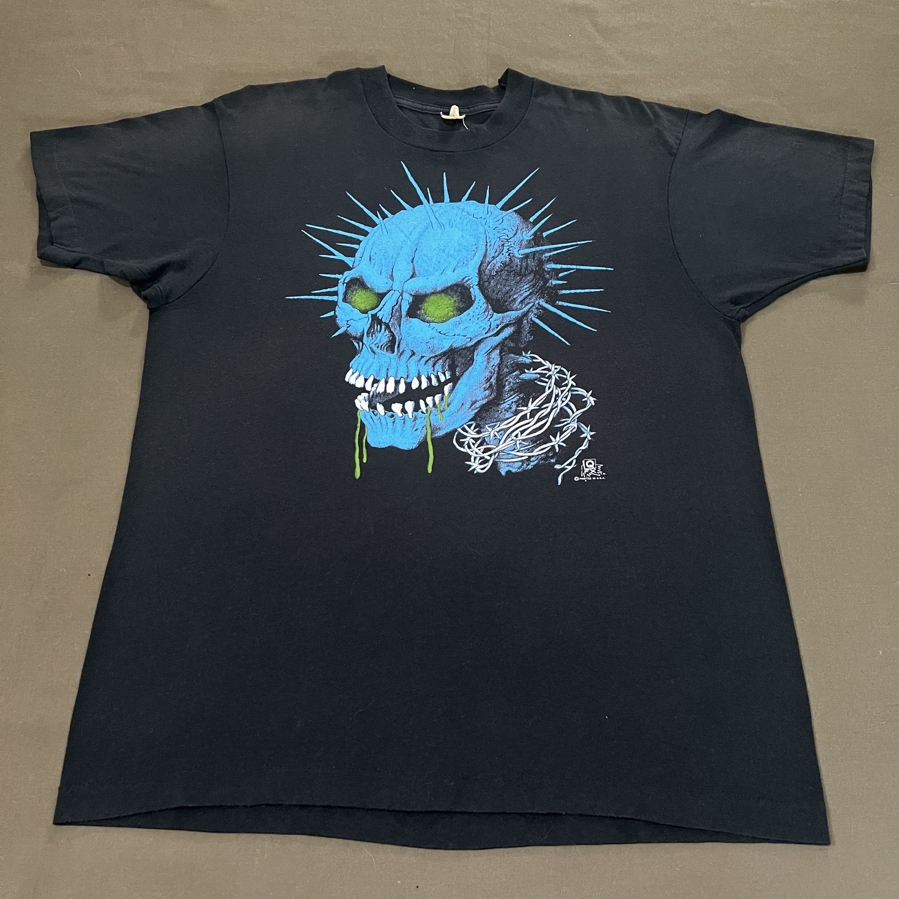 Seditionaries Vintage Screen Stars QFX Printed In USA Tee Skull postpunk Size US L / EU 52-54 / 3 - 1 Thumbnail