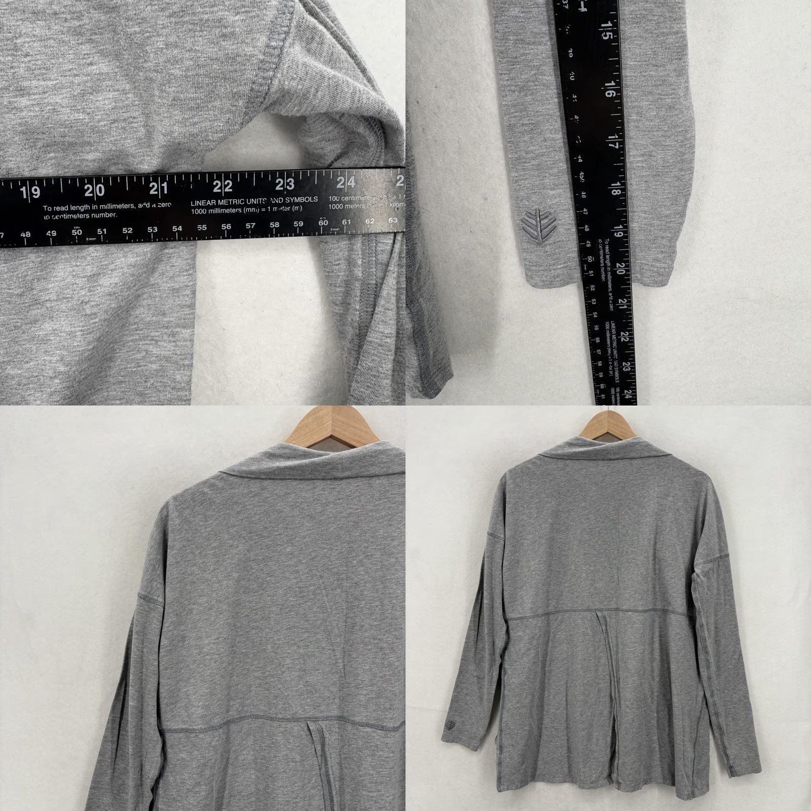 Vintage Coolibar Lumaleo Sun Wrap Jacket Womens Small Gray UPF 50+ Lightweight Travel Size S / US 4 / IT 40 - 8 Thumbnail