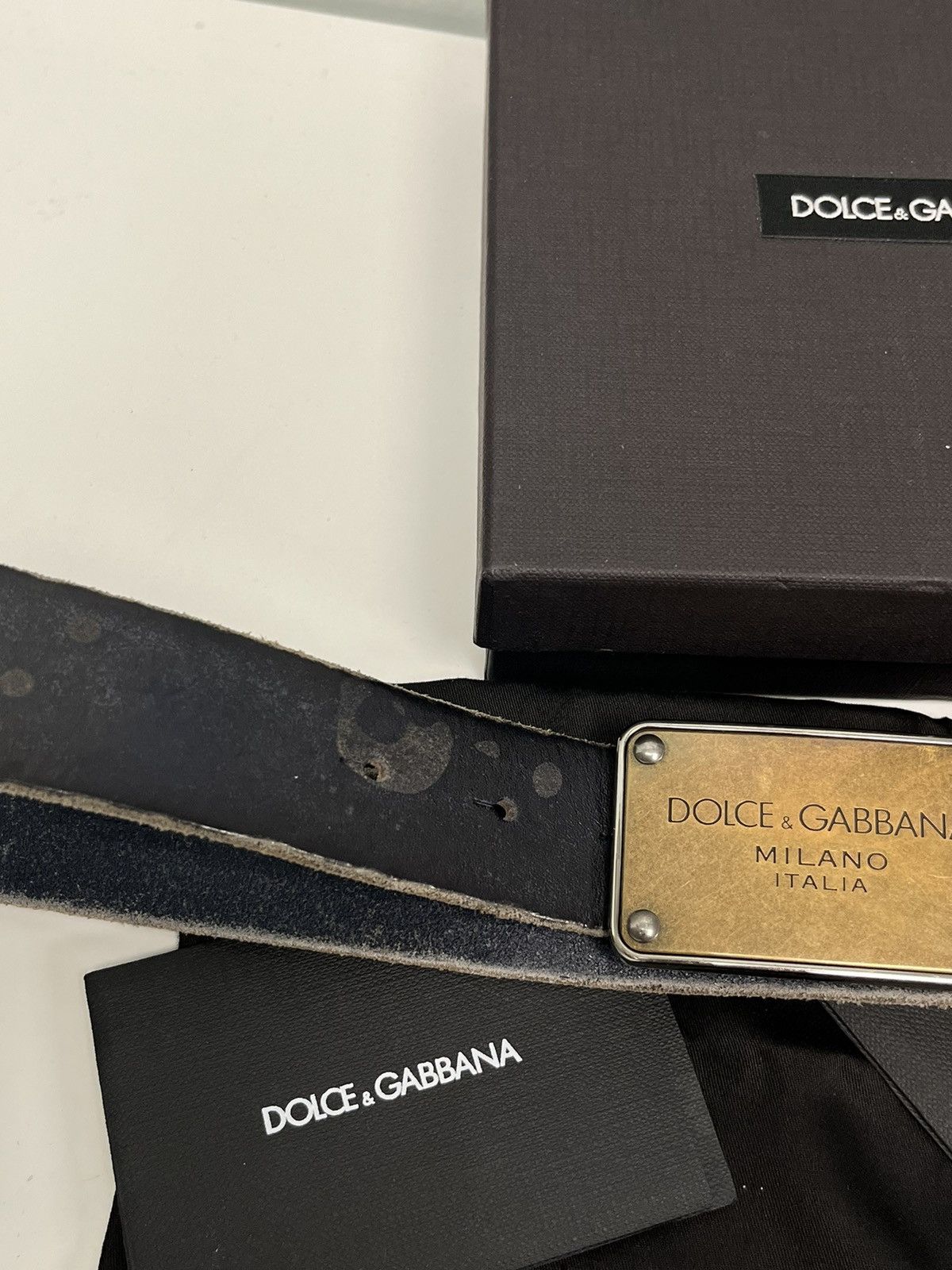 Dolce & Gabbana Mold effect belt. Medium Size 34 - 9 Thumbnail