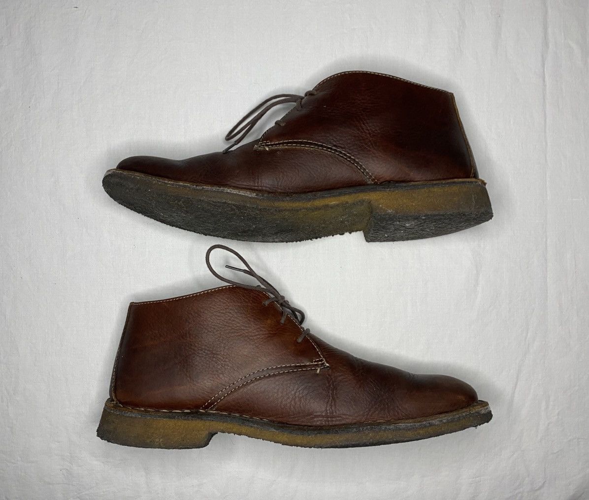Johnston & Murphy Johnston & Murphy Brown Leather Lace Up Oxfords Shoes 9.5 Size US 9.5 / EU 42-43 - 4 Thumbnail