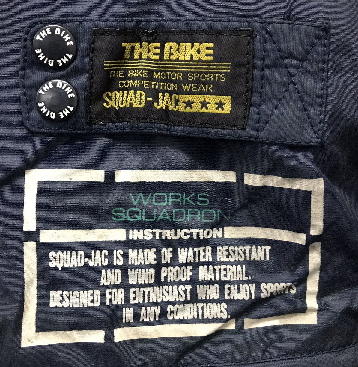 Japanese Brand THE BIKE MOTOR SPORTS COMPETITION WEAR SQUAD-JAC JACKET Size US L / EU 52-54 / 3 - 7 Thumbnail