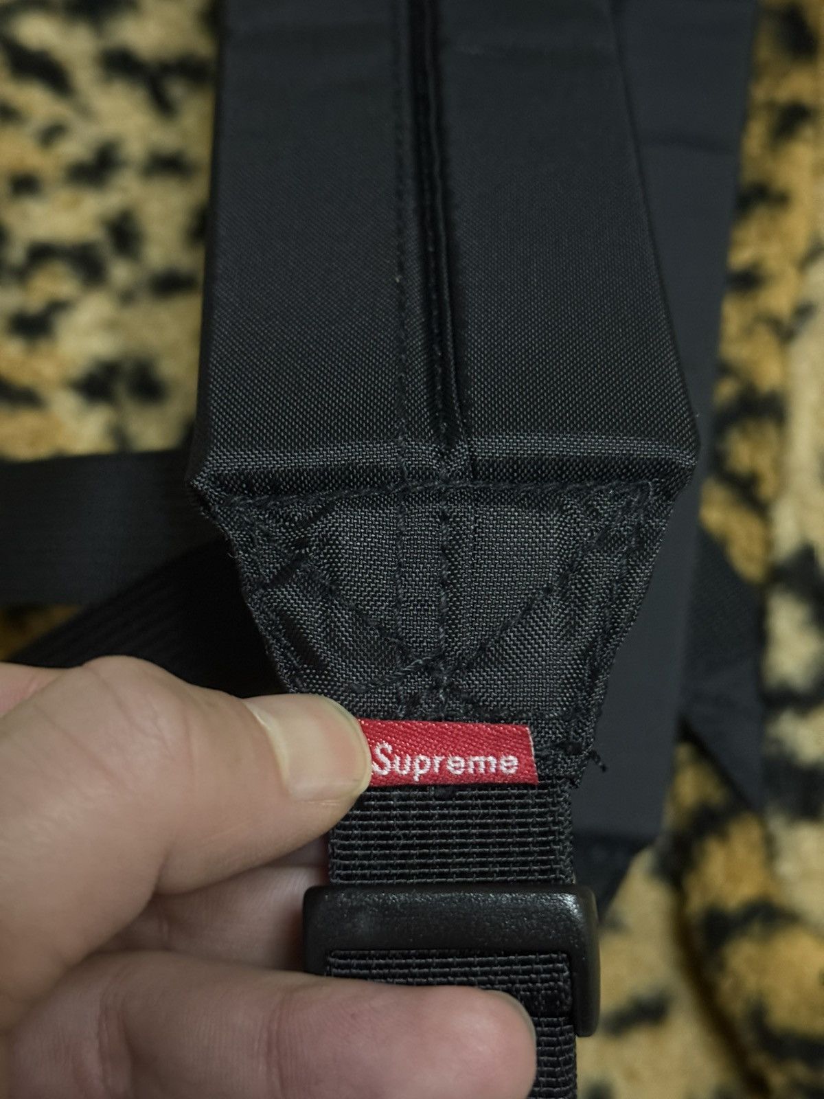 Supreme Supreme leopard fleece backpack bag Size ONE SIZE - 5 Thumbnail