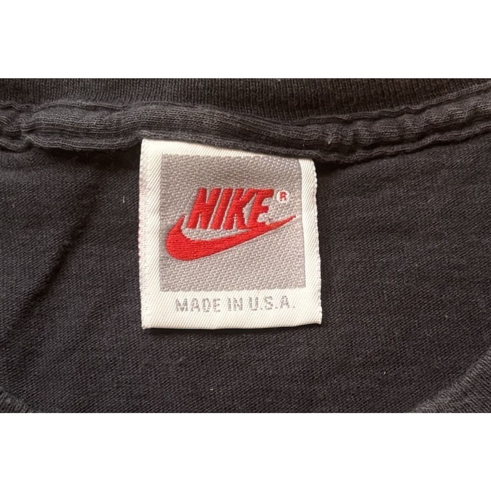 Nike 90s Nike Gray Tag JUST DO IT Tee Single Stitch Black Large* Size US L / EU 52-54 / 3 - 6 Thumbnail