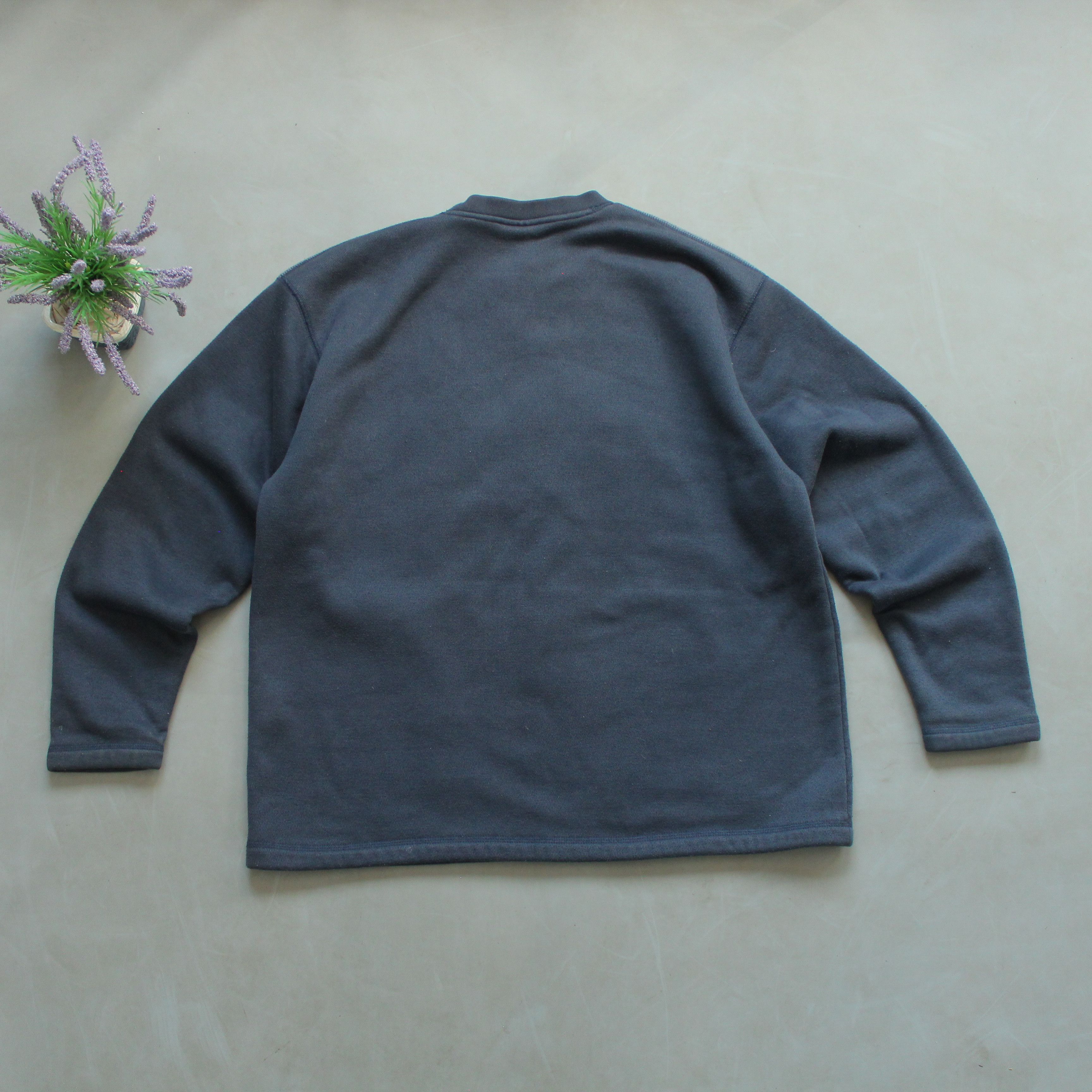 Quicksilver Quiksilver Navy Fly Away Sweatshirt big logo embroidery mens Size US XL / EU 56 / 4 - 2 Thumbnail