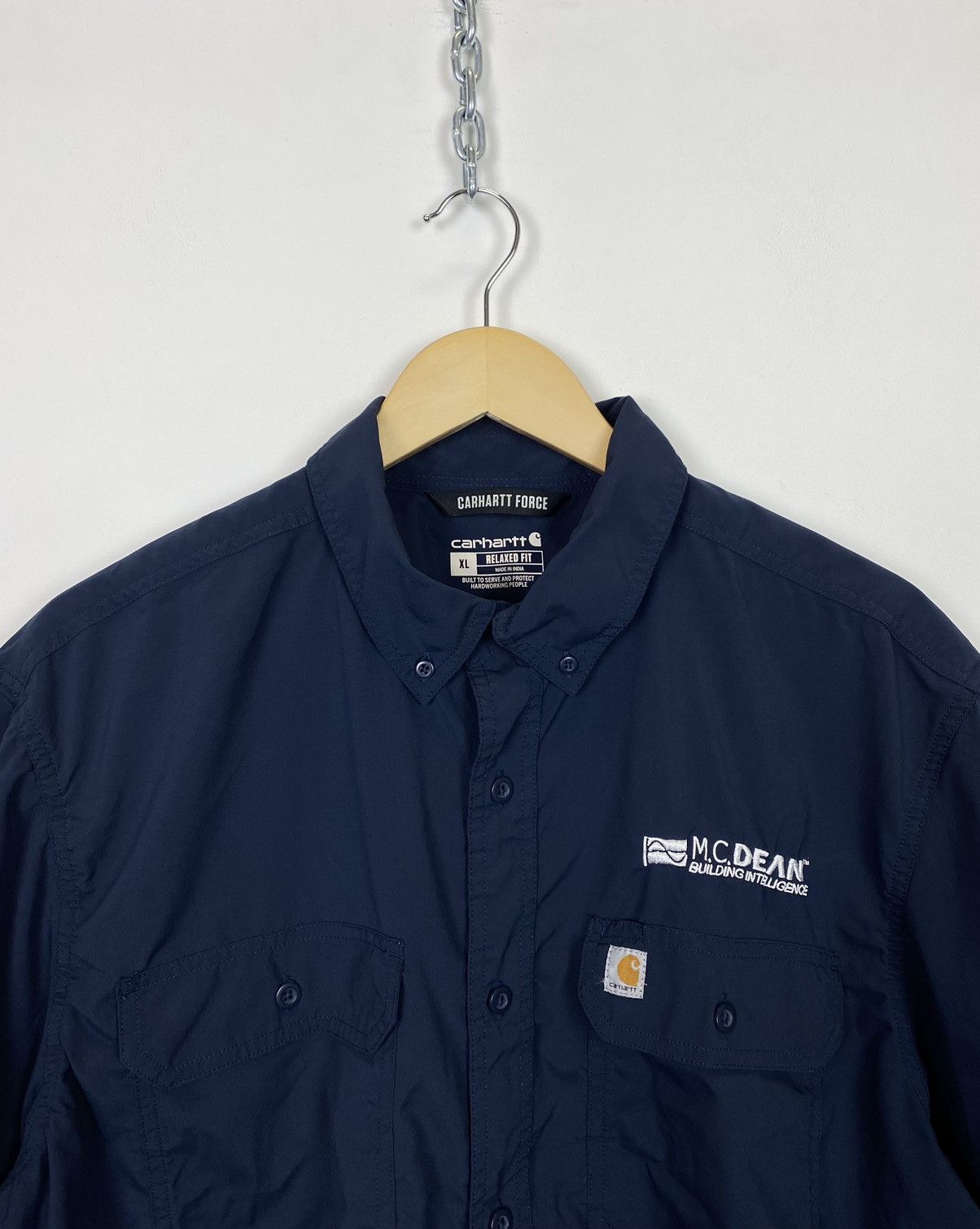 Carhartt Carhartt Force Shirt Short Sleeve Relaxed Fit 90’s style Size US XL / EU 56 / 4 - 2 Thumbnail