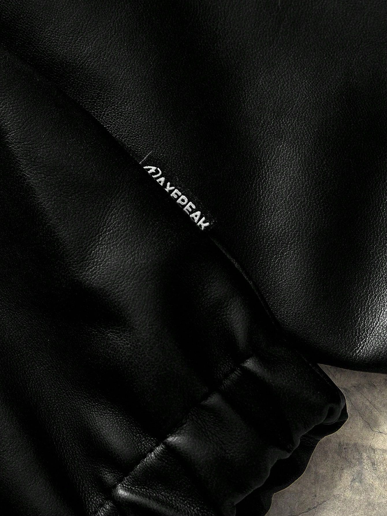 Other Flame Design Faux Leather Jacket – Black 🖤 Size US S / EU 44-46 / 1 - 5 Thumbnail