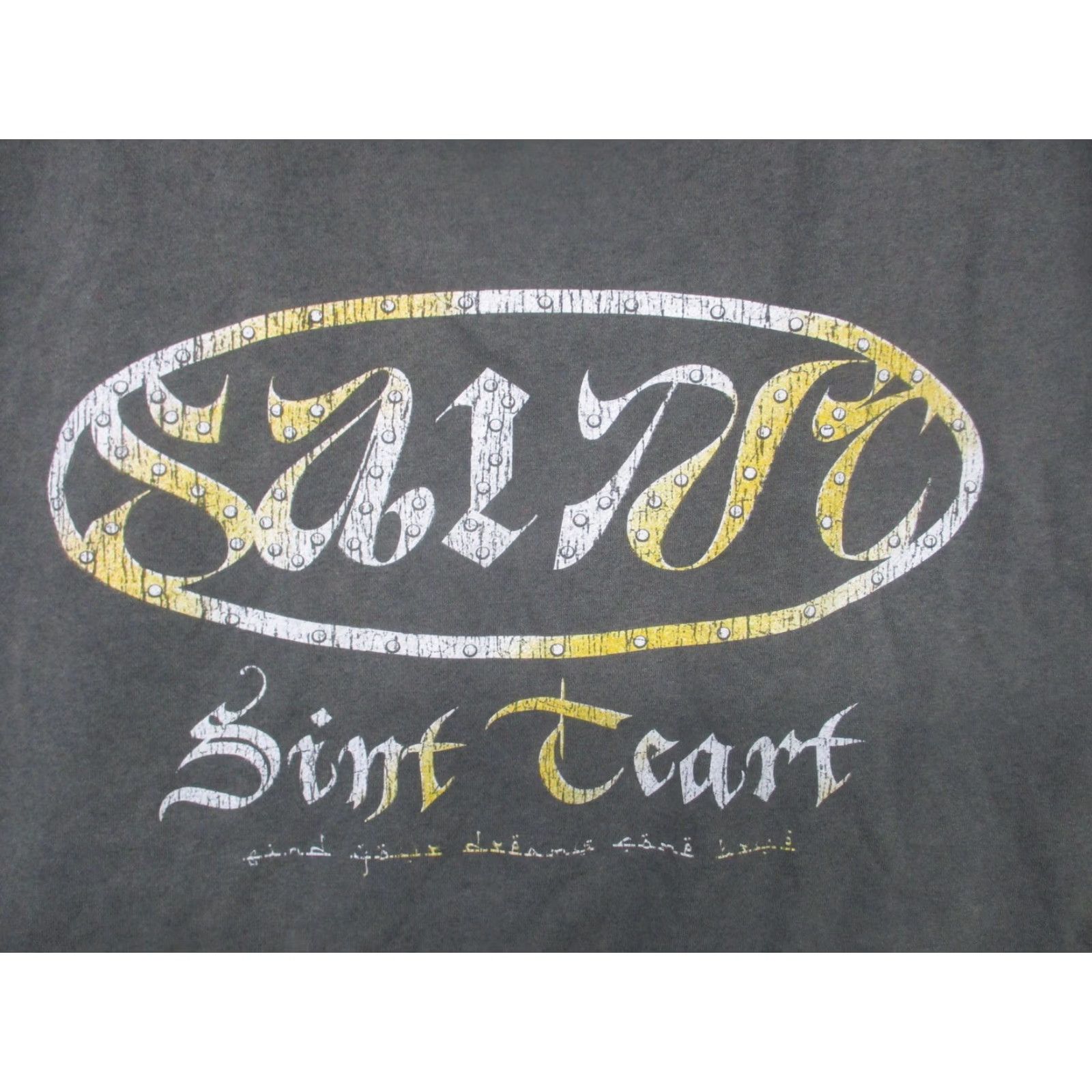 Logo 7 SAINT TEARS Hoodie Mens S Gray Graphic Print Pullover Fleece Sweatshirt Logo All Seasons Pocket Hooded Size US S / EU 44-46 / 1 - 2 Thumbnail
