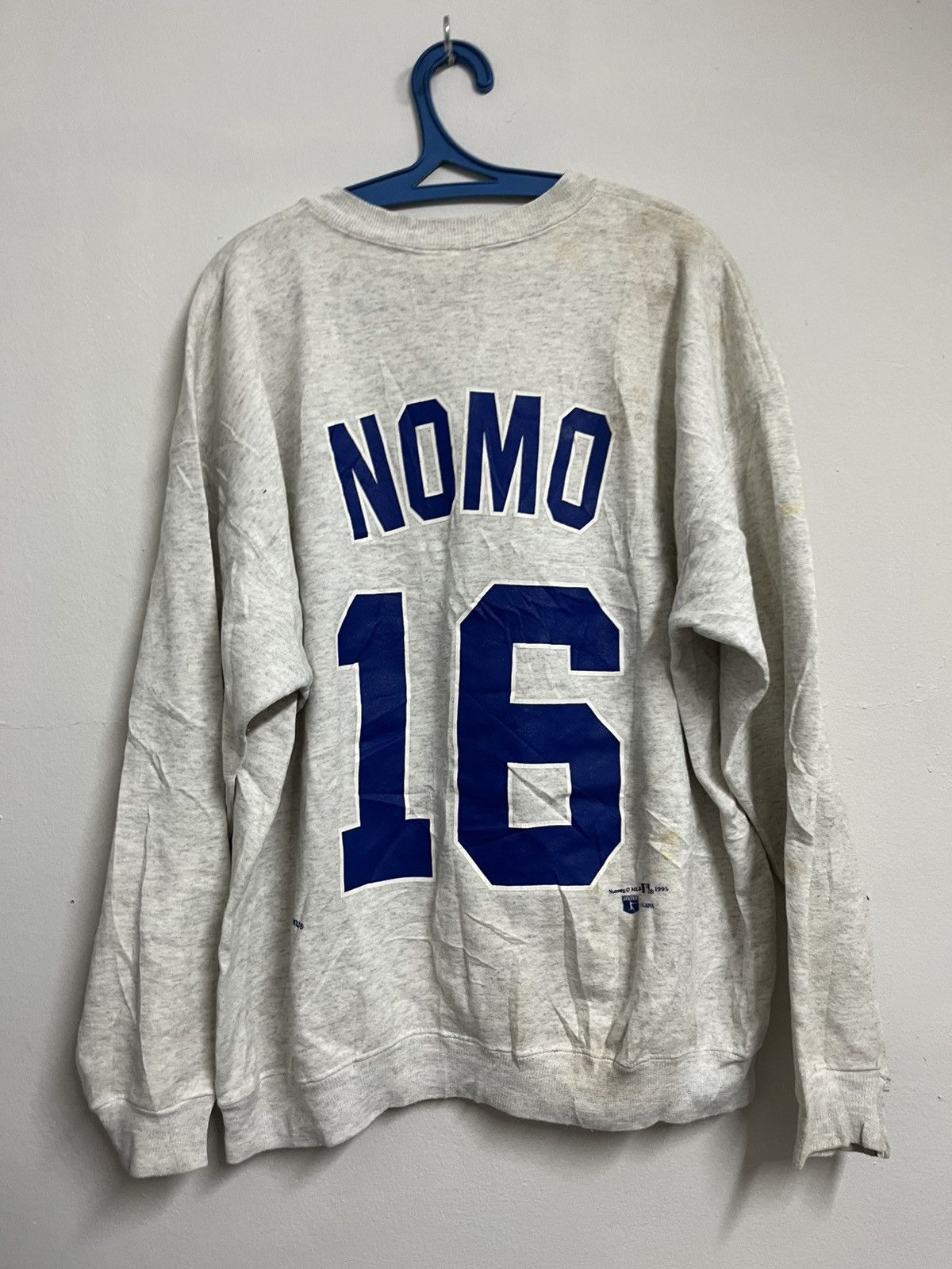 MLB 💥Offer Me💥 Dodgers No 16 Nomo Oversized Size US L / EU 52-54 / 3 - 9 Thumbnail