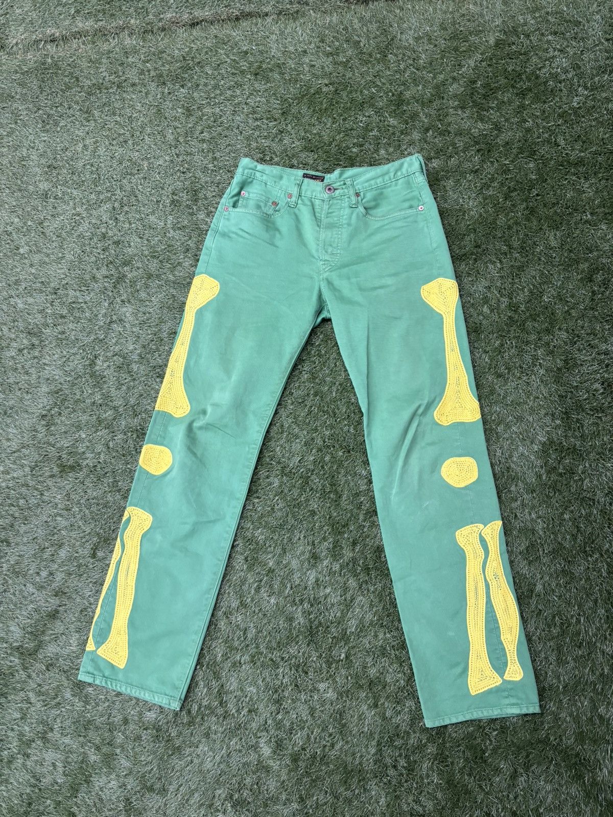 Kapital Kapital Skeleton Bone Denim Jeans Size US 30 / EU 46 - 1 Thumbnail