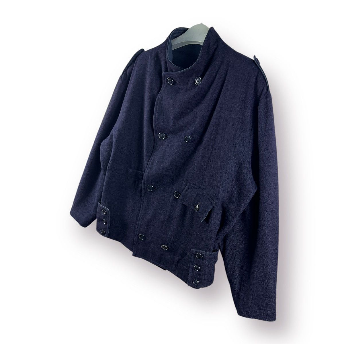 Y's 🔥 Yohji Yamamoto 8620 Workshop Washed Flannel Avant Garde Size US L / EU 52-54 / 3 - 2 Thumbnail