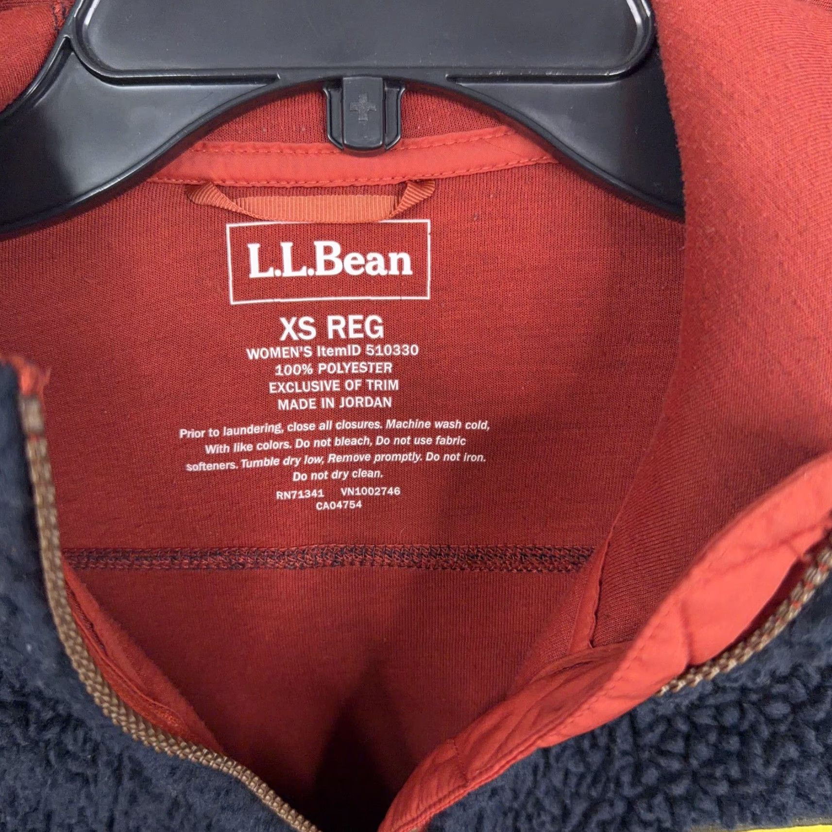Vintage VINTAGE L.L.Bean Jacket Womens XS Mountain Pile Fleece Hooded Deep Zip Blue Netflix? Size XS / US 0-2 / IT 36-38 - 4 Thumbnail