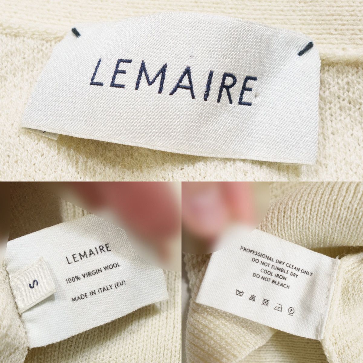 Lemaire Asymmetric Button-Side Virgin Wool Sweater Size S / US 4 / IT 40 - 12 Thumbnail