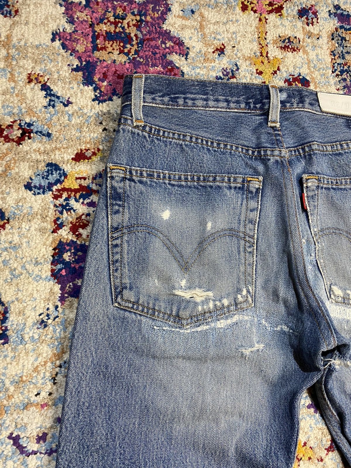 Levi's × RE/DONE LEVIS RE/DONE USA RED TAB DESTROYED JEANS W29 Size US 29 - 4 Thumbnail