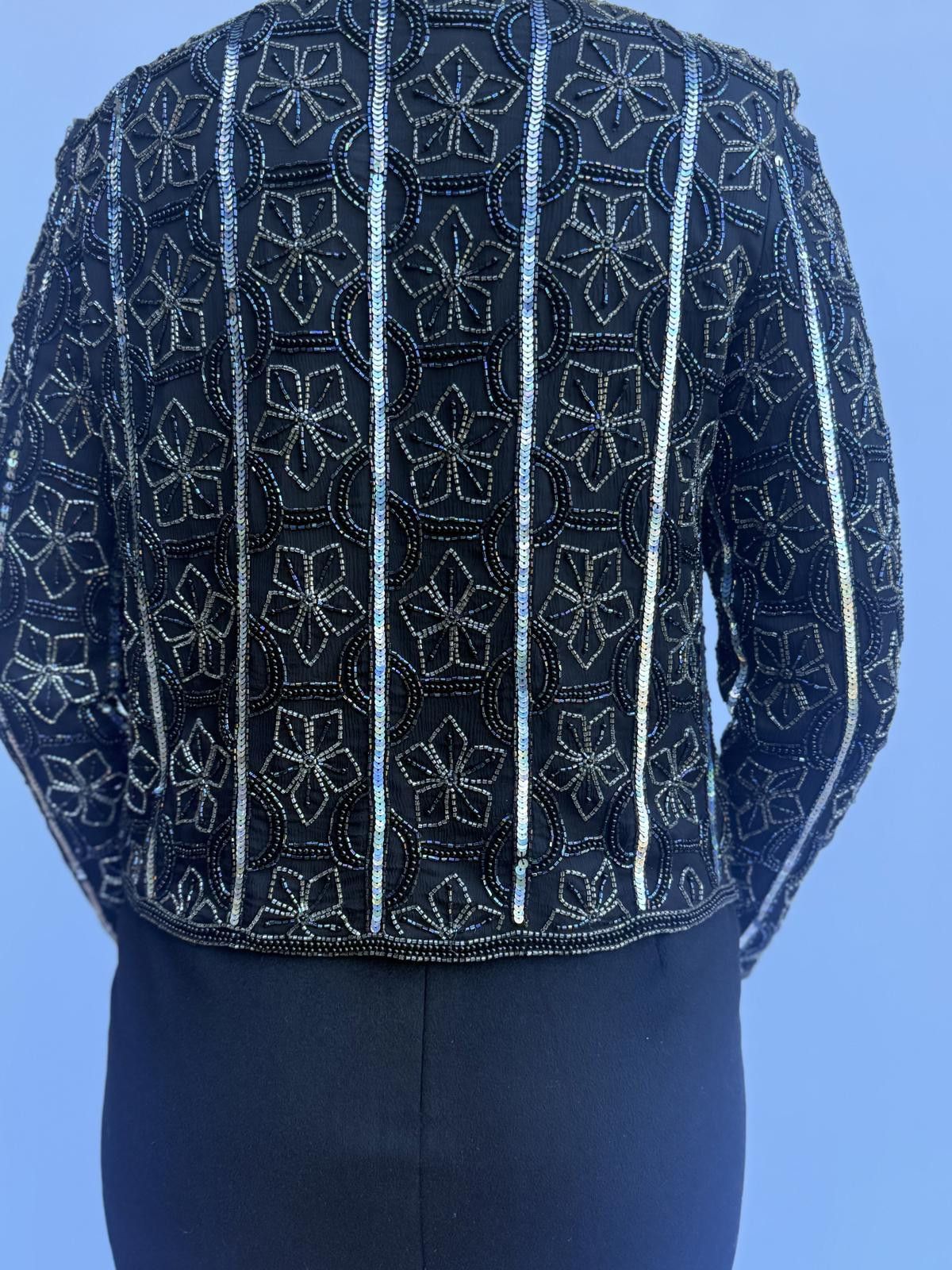 Designer Vintage 80's Papell Boutique Formal Cardigan Size ONE SIZE - 3 Thumbnail