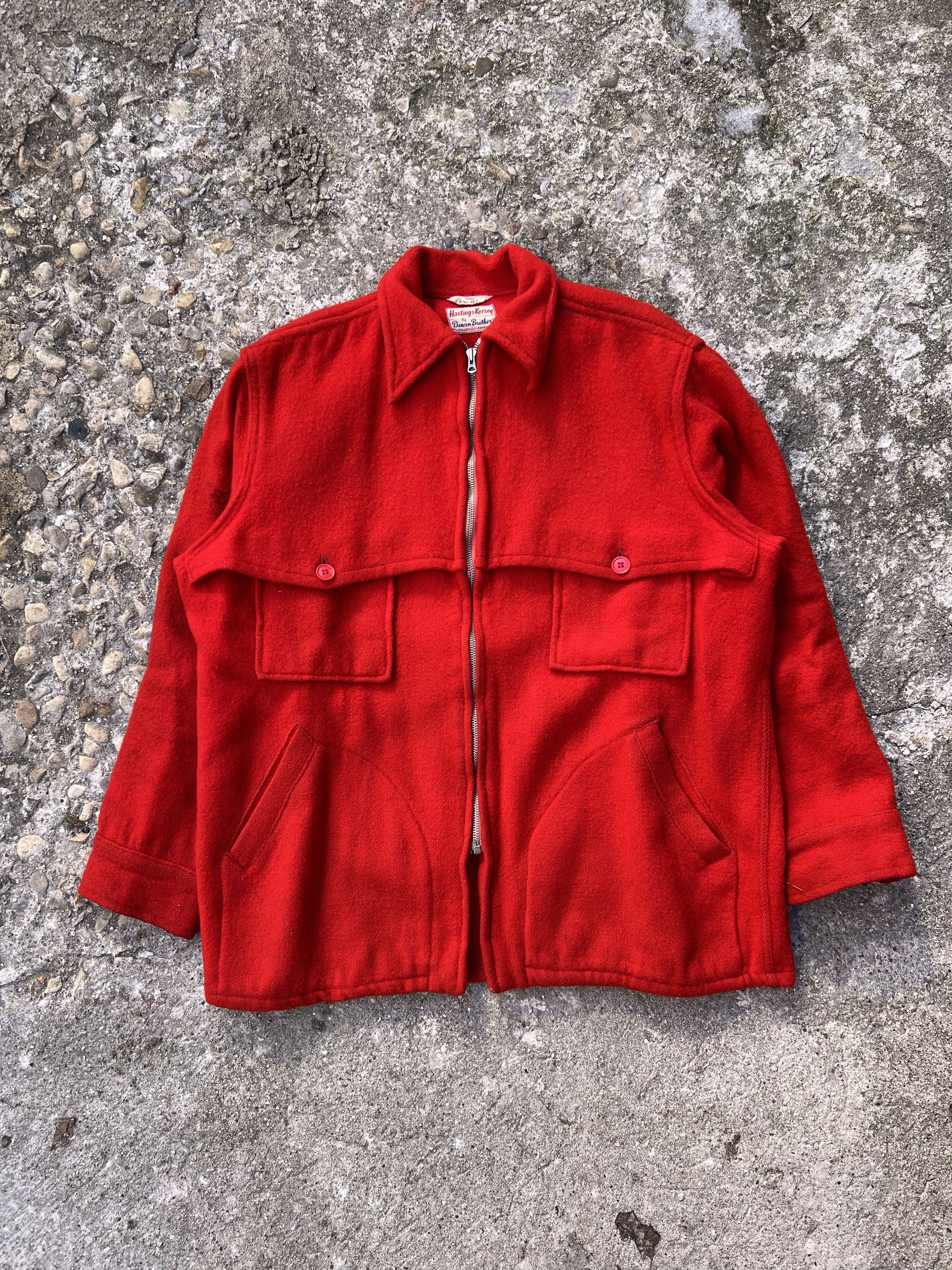 Vintage True VTG 190's Hastings Kersey by Deacon Brother Wool Jacket Size US L / EU 52-54 / 3 - 1 Thumbnail