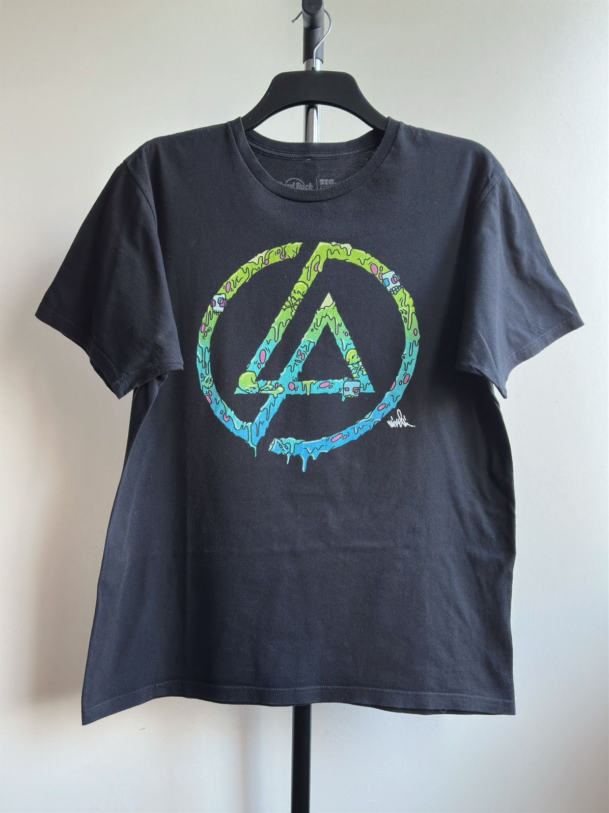 Band Tees × Hard Rock Cafe × Vintage LINKIN PARK x HARD ROCK CAFE MUNICH Y2K TEE Size US L / EU 52-54 / 3 - 1 Thumbnail