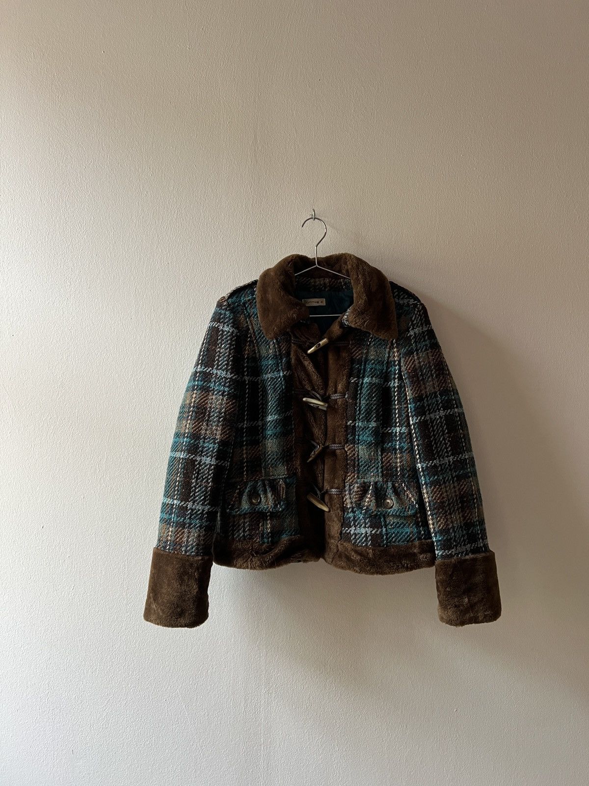 Other Vintage Y2K Knitted Bomber Winter Jacket Size L / US 10 / IT 46 - 5 Thumbnail