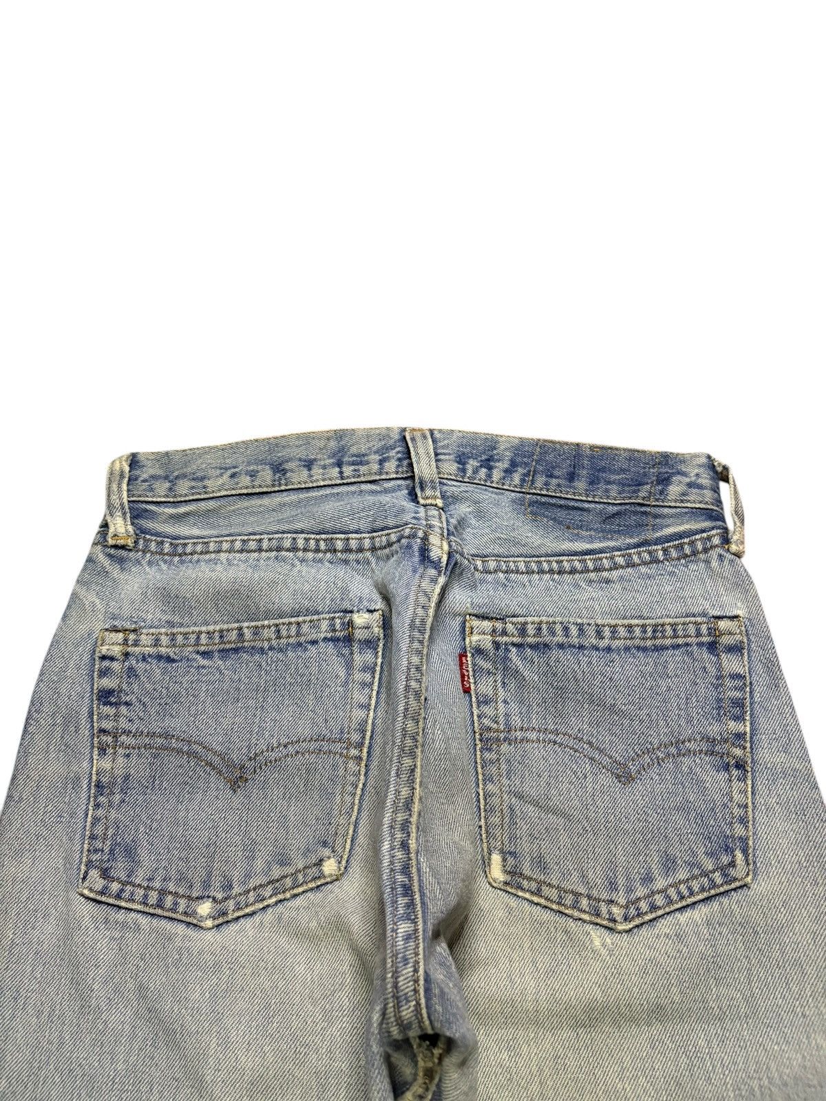 Levi's Vintage 70s Levis 501 Big E Selvedge Distress Jeans Button 6 Size US 26 / EU 42 - 9 Thumbnail