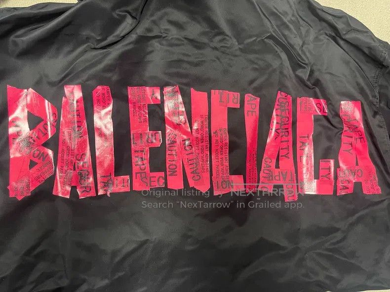 Balenciaga Balenciaga Letter Hooded Single-Breasted Long Sleeve Windb Size US M / EU 48-50 / 2 - 3 Thumbnail