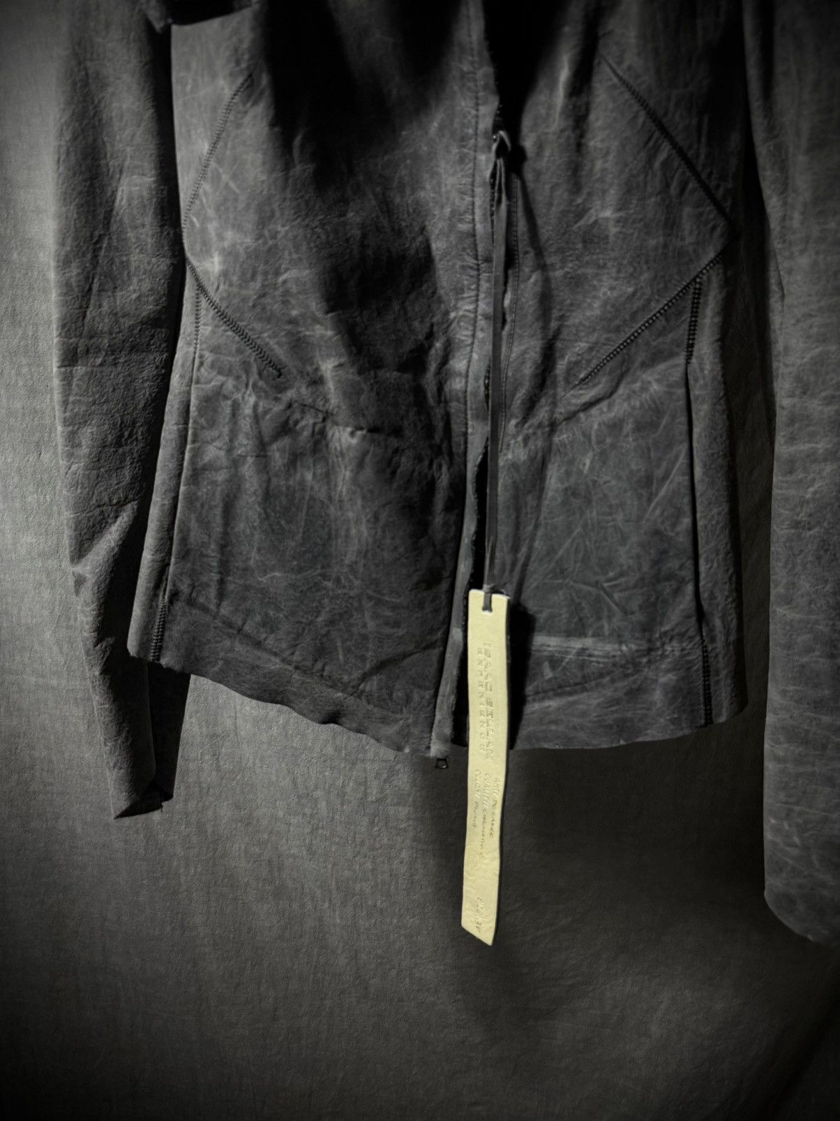 Isaac Sellam Experience Isaac Sellam Experience Asymmetric Calf Leather Jacket Size M / US 6-8 / IT 42-44 - 5 Thumbnail