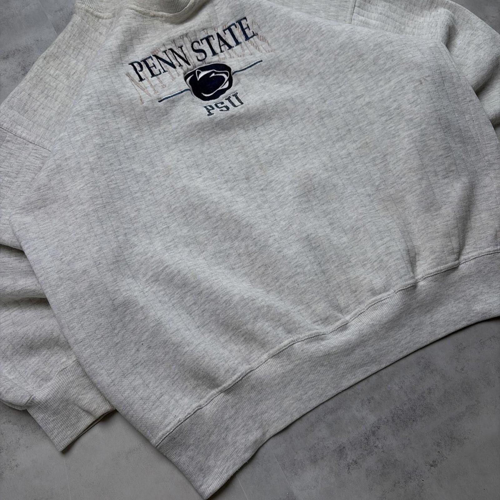 Other Vintage Grey Penn State University College Crewneck Sweater Size US XL / EU 56 / 4 - 7 Thumbnail