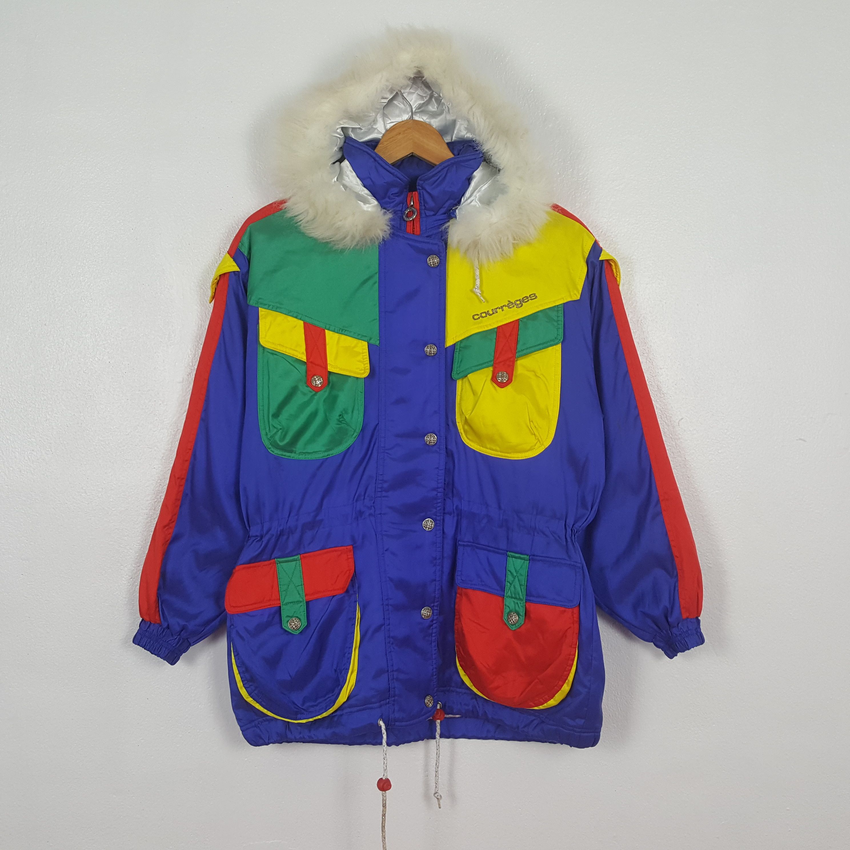 Courreges Vintage Courreges Brand Winter Snow Ski Jacket C309N21 Size US M / EU 48-50 / 2 - 1 Thumbnail