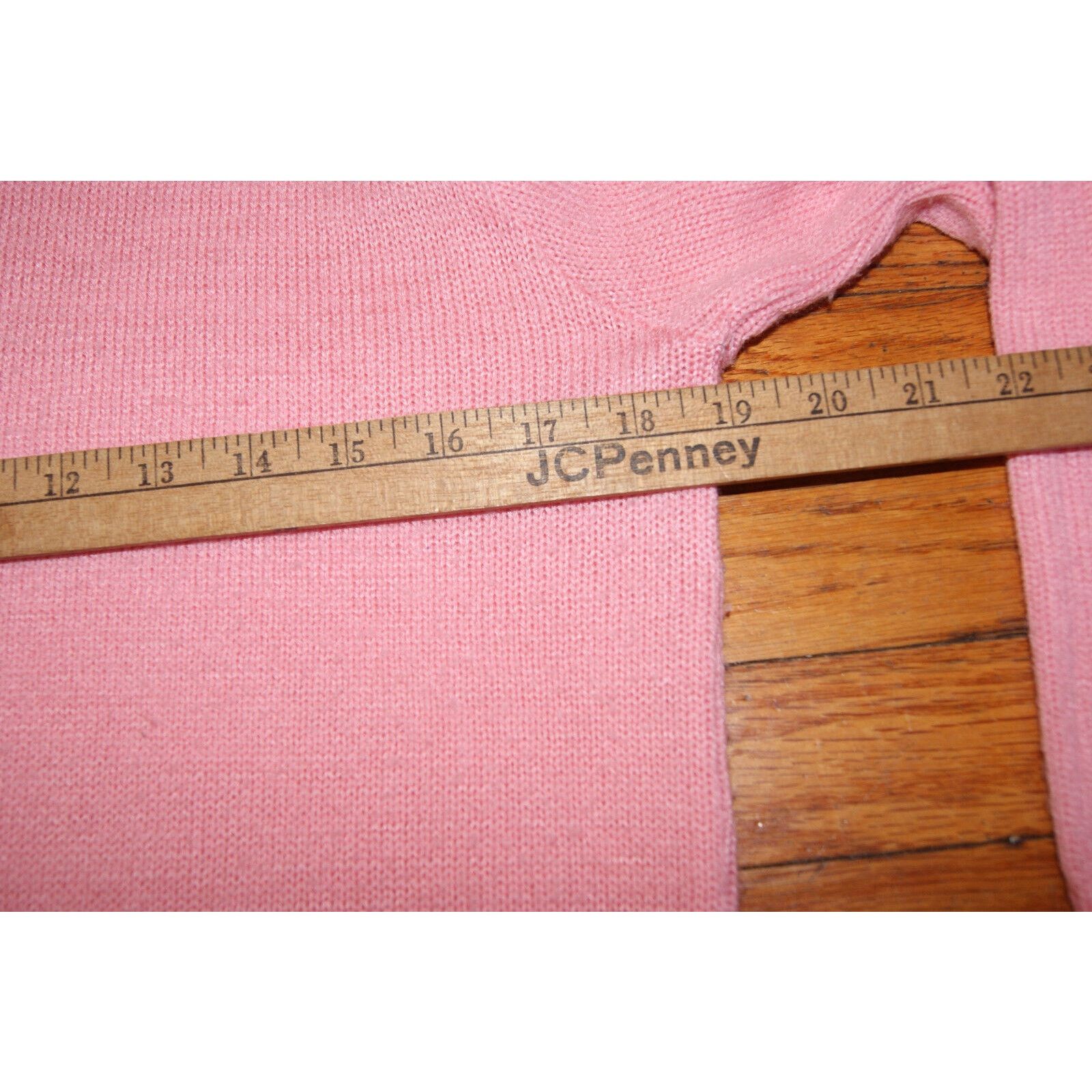 Haband Pullover Sweater VTG Haband Women's Small Pink Knit Crew Size S / US 4 / IT 40 - 7 Thumbnail