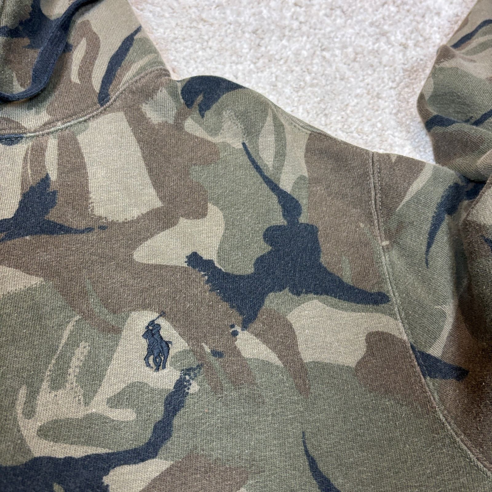 Polo Ralph Lauren Polo Ralph Lauren Camo Hoodie Sweatshirt Men's Large Lounge Size US L / EU 52-54 / 3 - 5 Thumbnail