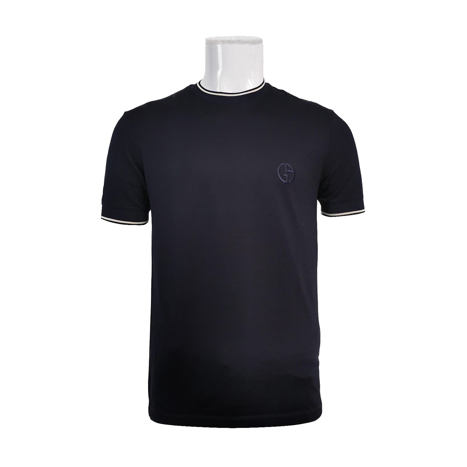 Giorgio Armani Giorgio Armani Silk Blend Logo T-Shirt 48 Size US M / EU 48-50 / 2 - 1 Thumbnail