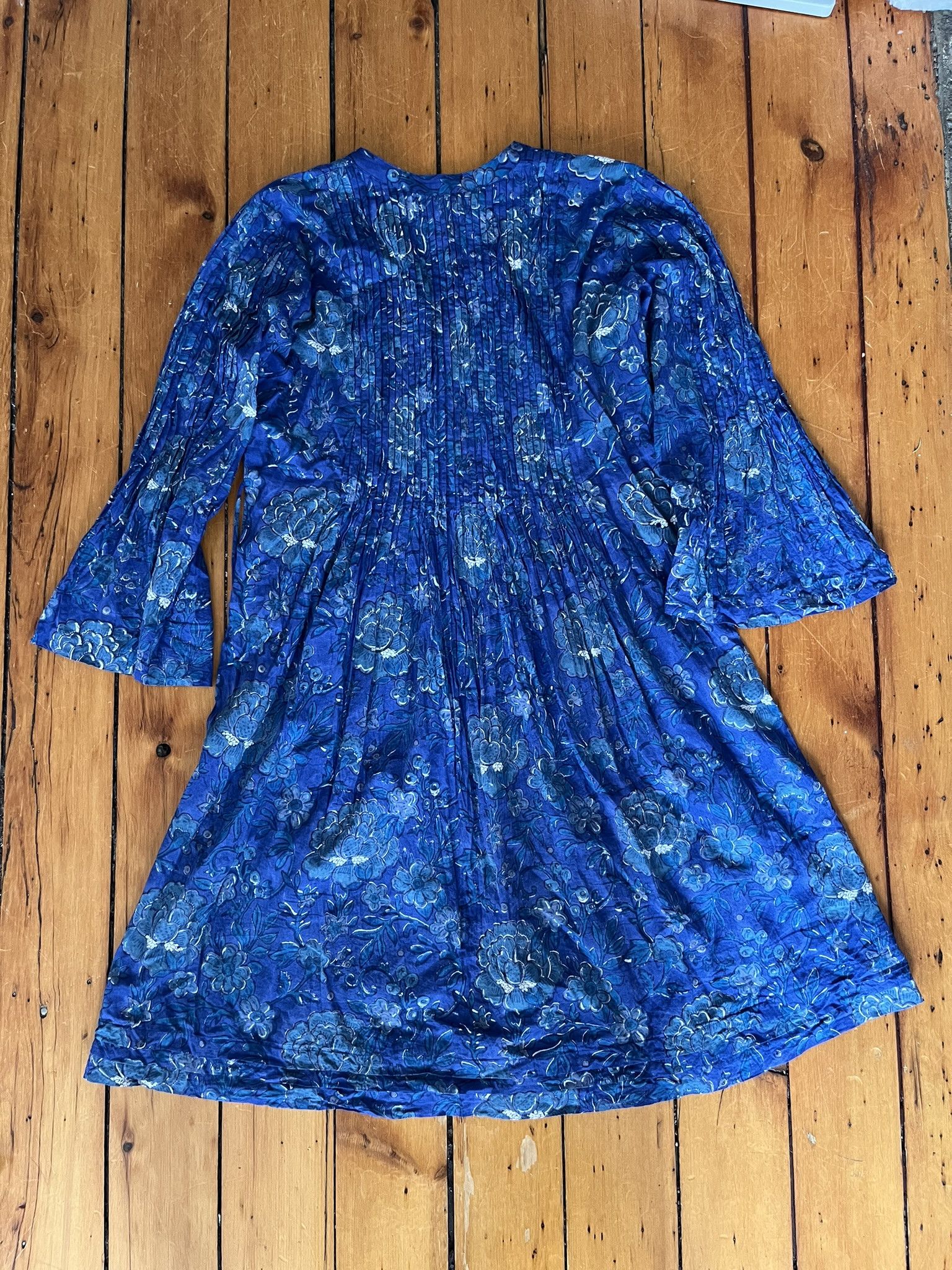 Other Dori Indian Cotton Long Sleeve Floral Dress Size S / US 4 / IT 40 - 5 Thumbnail