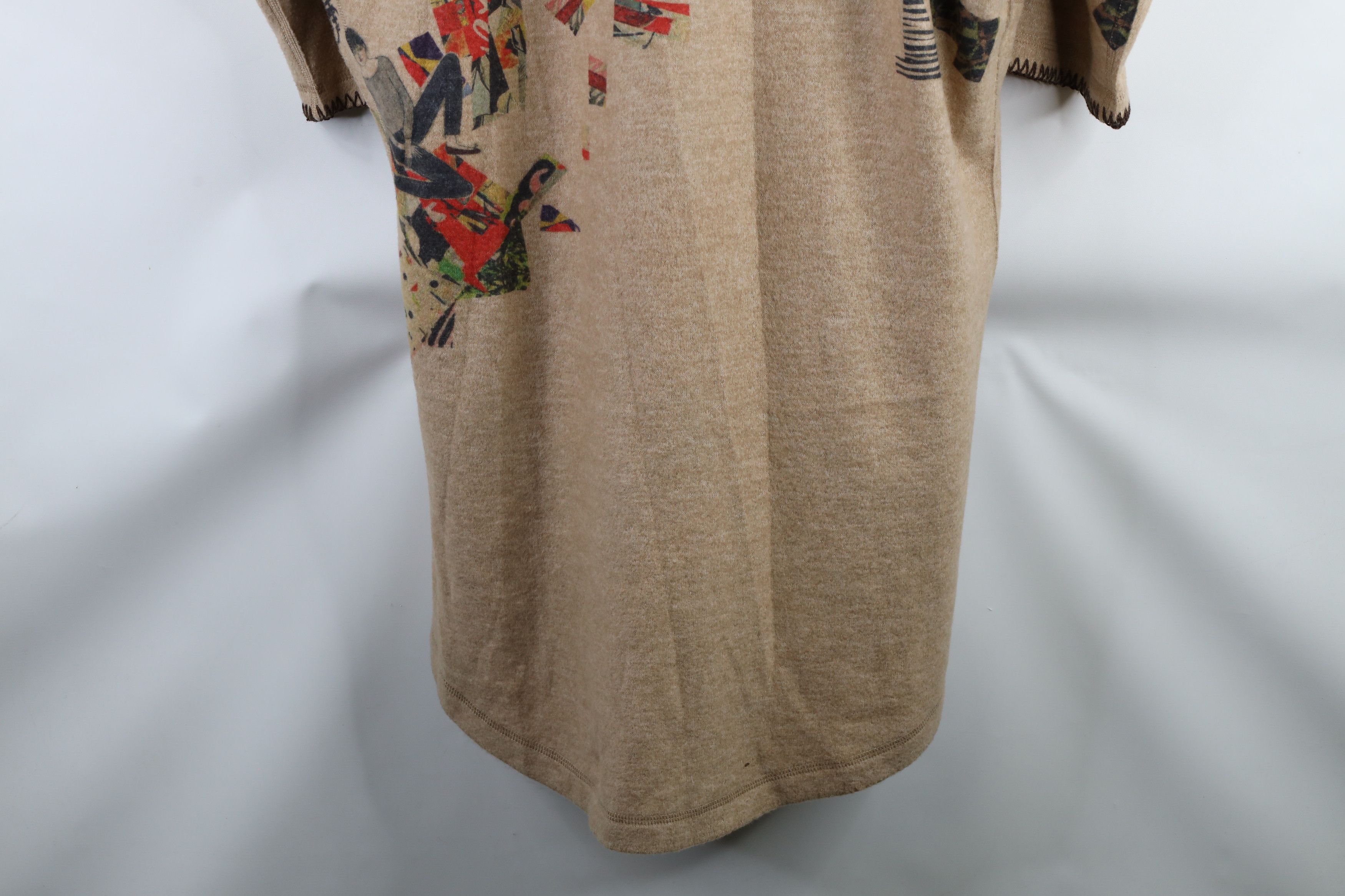 Vintage Vintage Inoah Lagenlook Knit Abstract Art Sweater USA Size ONE SIZE - 16 Thumbnail