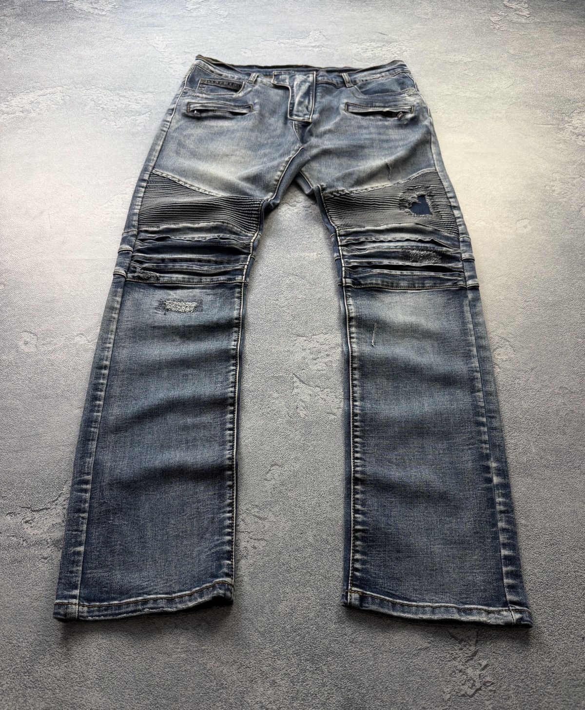Balmain Rare Vintage Balmain Jeans Biker Archive Size US 34 / EU 50 - 1 Thumbnail