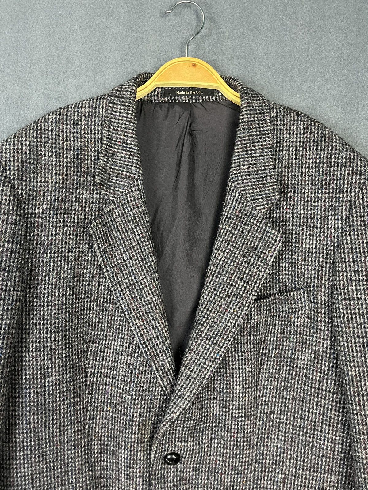 Harris Tweed × Vintage Harris Tweed Wool Blazer Made in the UK Size 44R - 3 Thumbnail