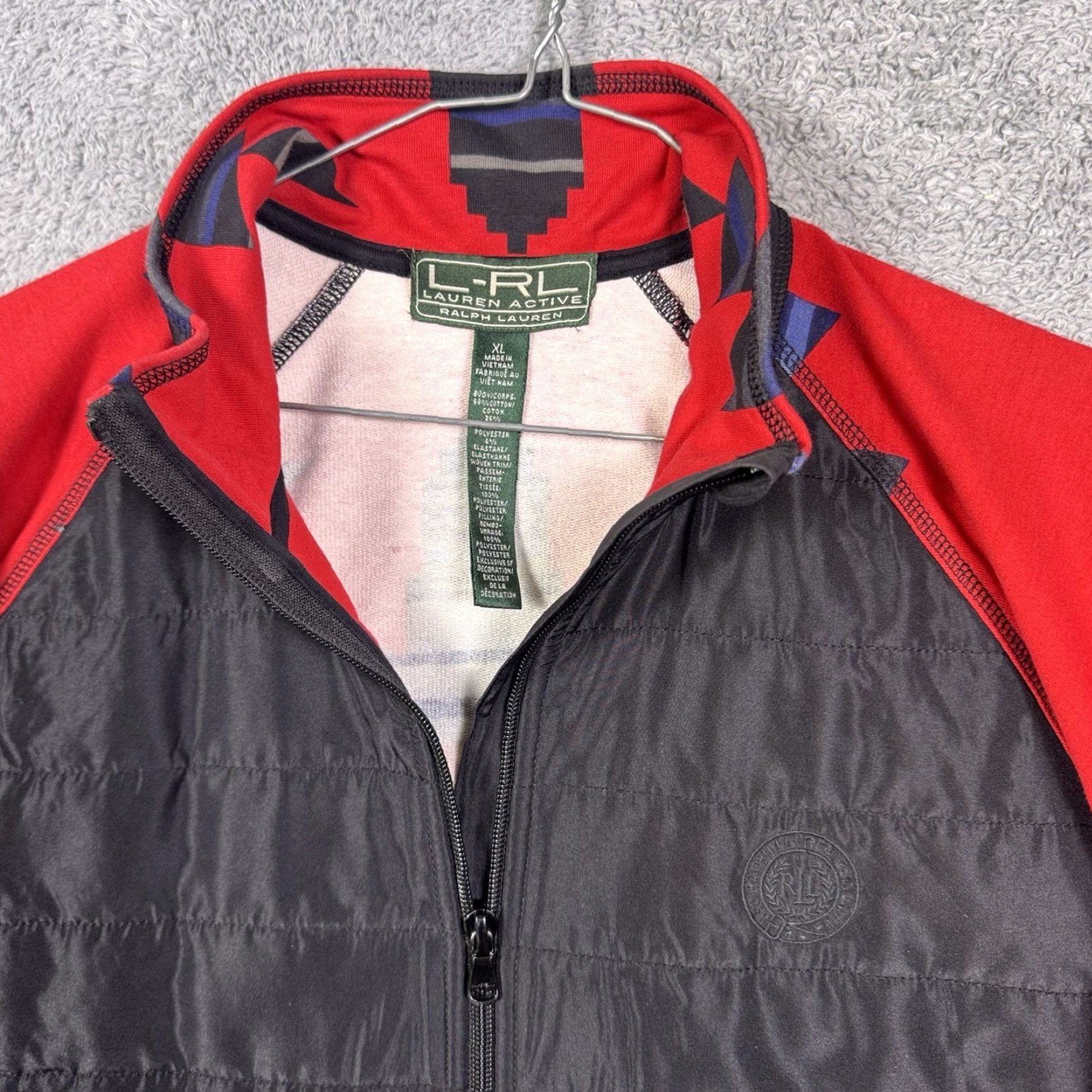 Ralph Lauren Lauren Ralph Lauren Jacket Womens XL LRL Active Full Zip Southwest Aztec Tech Jacket Size XL / US 12-14 / IT 48-50 - 6 Thumbnail