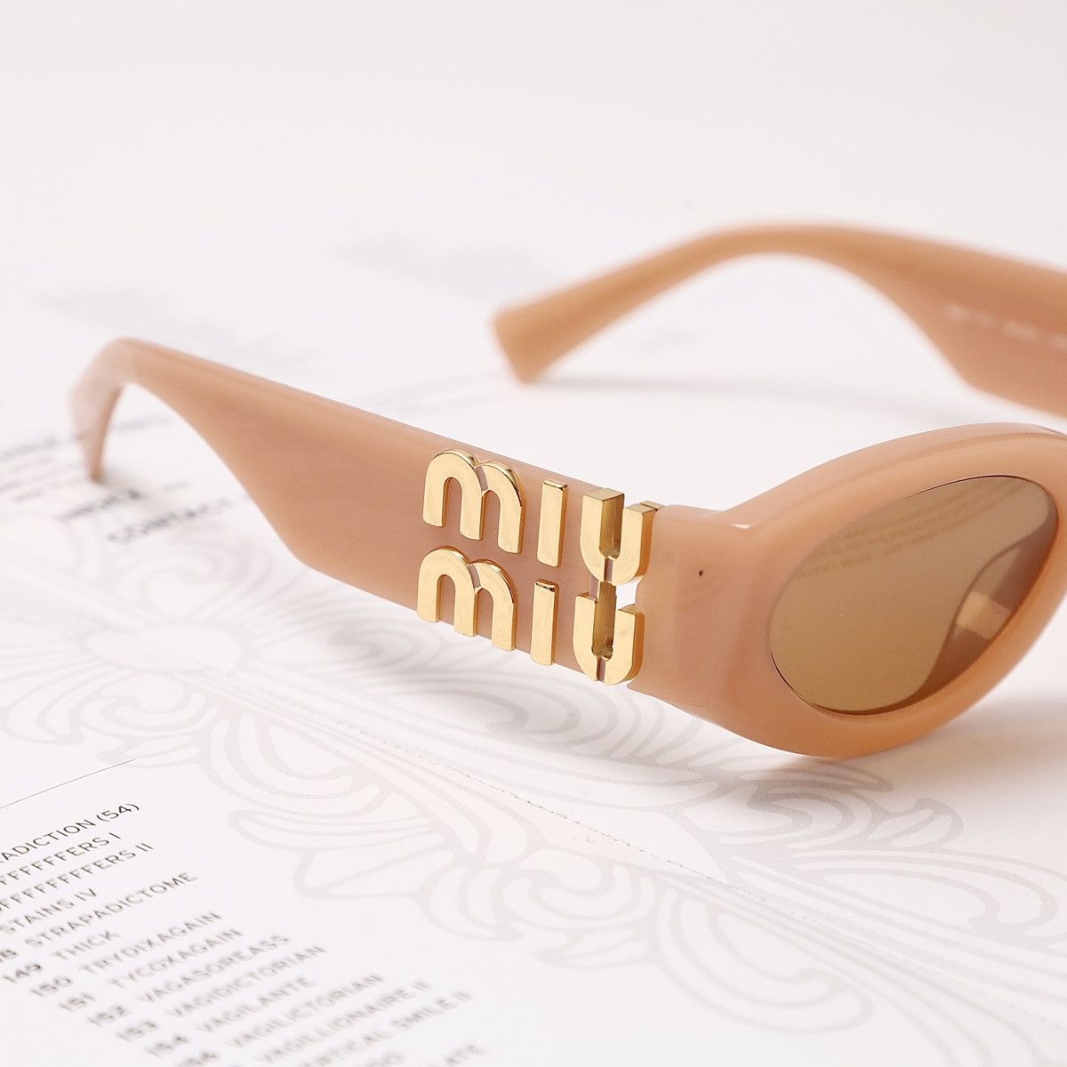 Miu Miu MIU MIU 0MU 11WS SUNGLASSES Size ONE SIZE - 3 Thumbnail