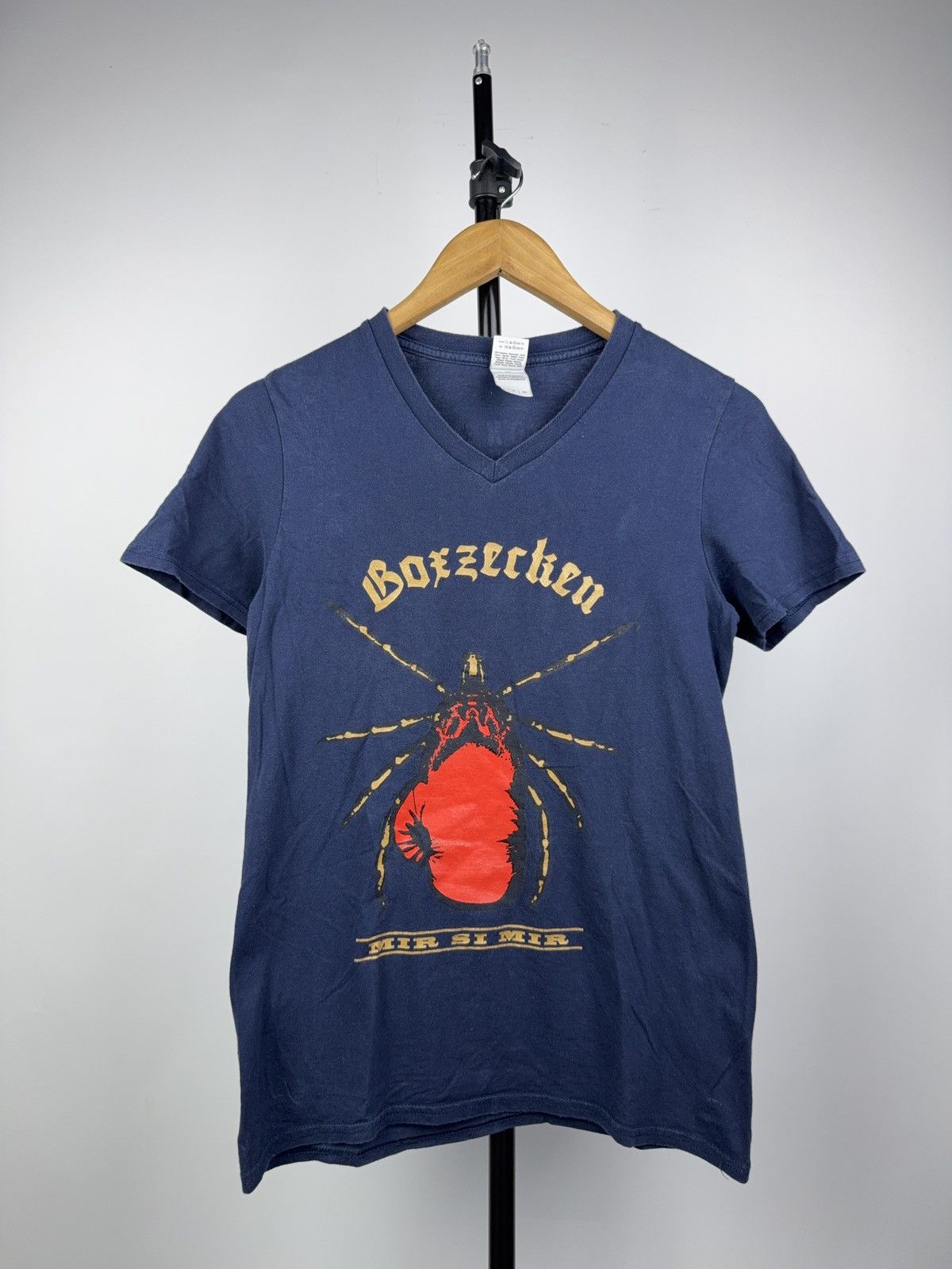 Vintage 00s Bozecken “Mir Si Mir” Swiss Boxing V-Neck Tee Size S / US 4 / IT 40 - 1 Thumbnail