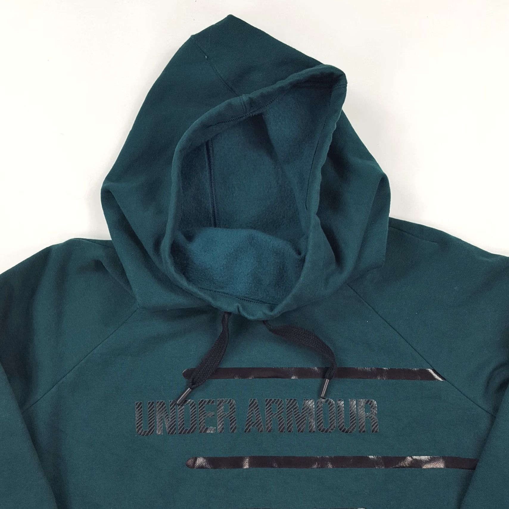 Under Armour Under Armour Threadborne Green Hoodie Hooded Pullover Sweatshirt Mens Size M Long Sleeve Pullover Sweatshirt, Regular Fit, Green, Logo, Vintage: Yes Size US M / EU 48-50 / 2 - 2 Thumbnail