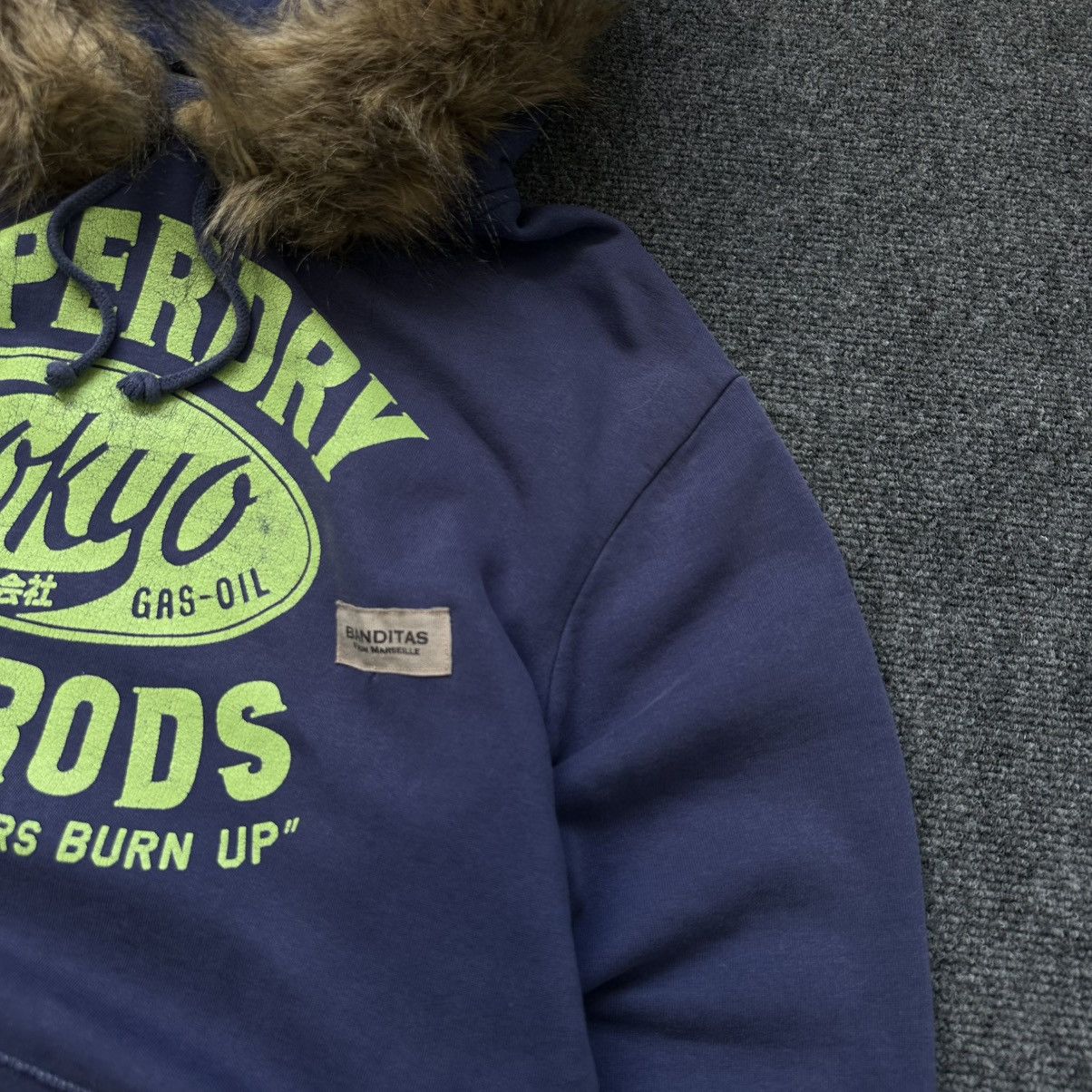 Superdry VTG Custom Superdry Hoodie Size XXl Pop Punk Hype Trend Size US XXL / EU 58 / 5 - 6 Thumbnail