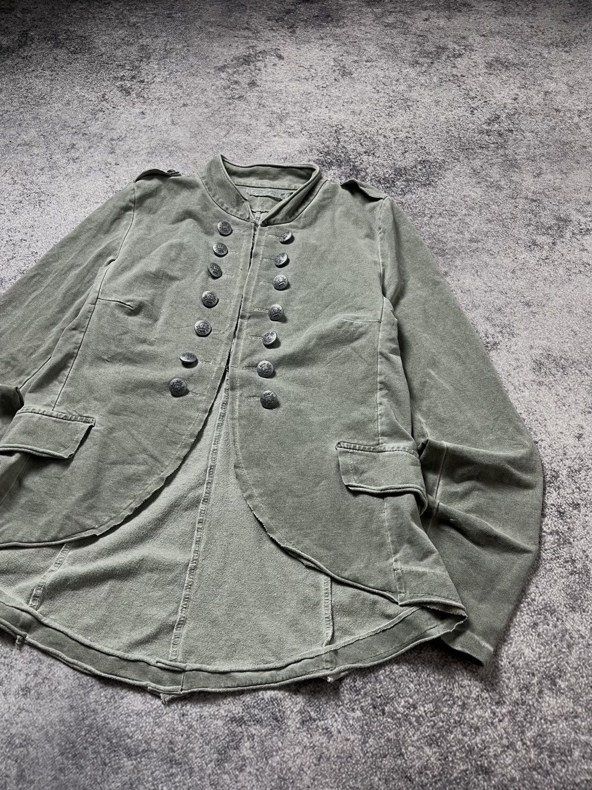 Hysteric Glamour × Undercover 🔥GOTHIC NAPOLEON MILITARY 00'S WASHED JACKET JAPAN Size L / US 10 / IT 46 - 7 Thumbnail