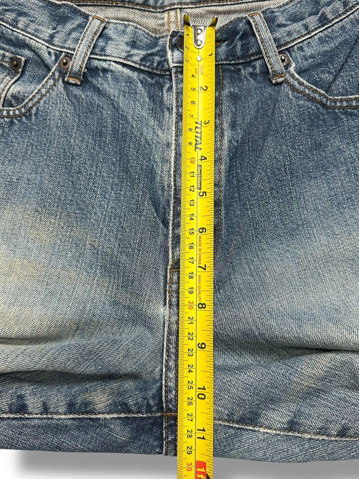 Japanese Brand Vintage IN Blue Denim Straight Leg Jeans with Faded Wash Size US 32 / EU 48 - 19 Thumbnail