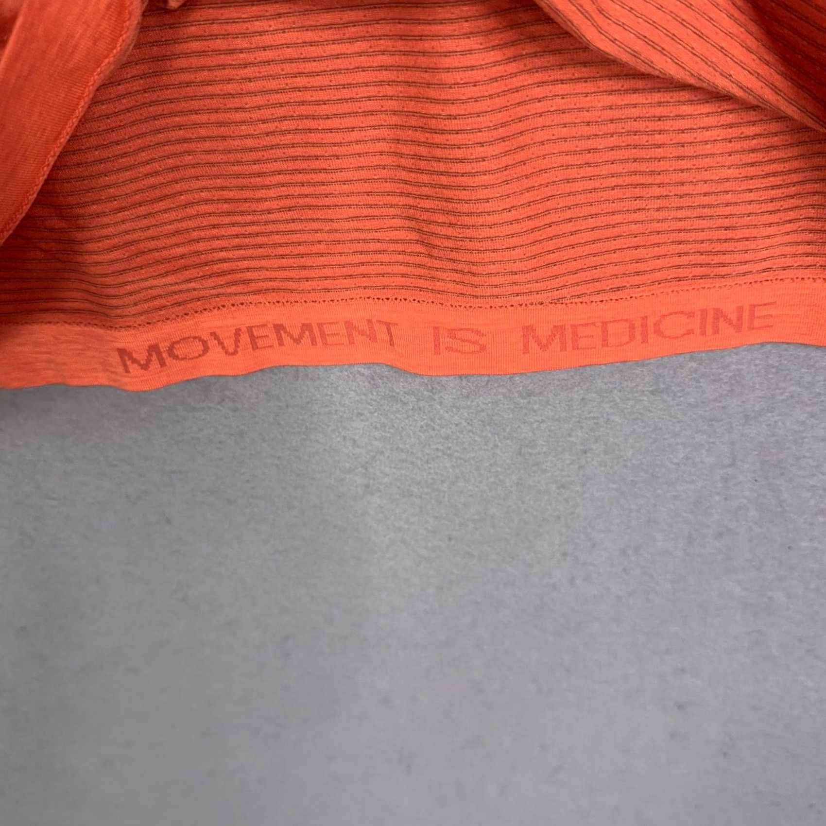 Lululemon Lululemon Shirt Mens Medium Orange Movement Is Medicine Athletic Tee Running Size US M / EU 48-50 / 2 - 3 Thumbnail
