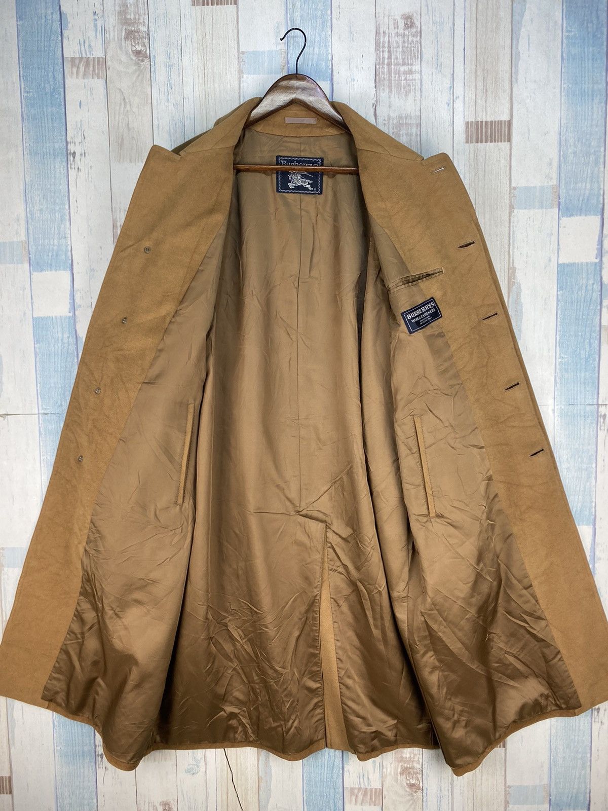 Burberry Prorsum × Vintage Vintage Burberrys Prorsum Wool Long Jacket Size US L / EU 52-54 / 3 - 3 Thumbnail